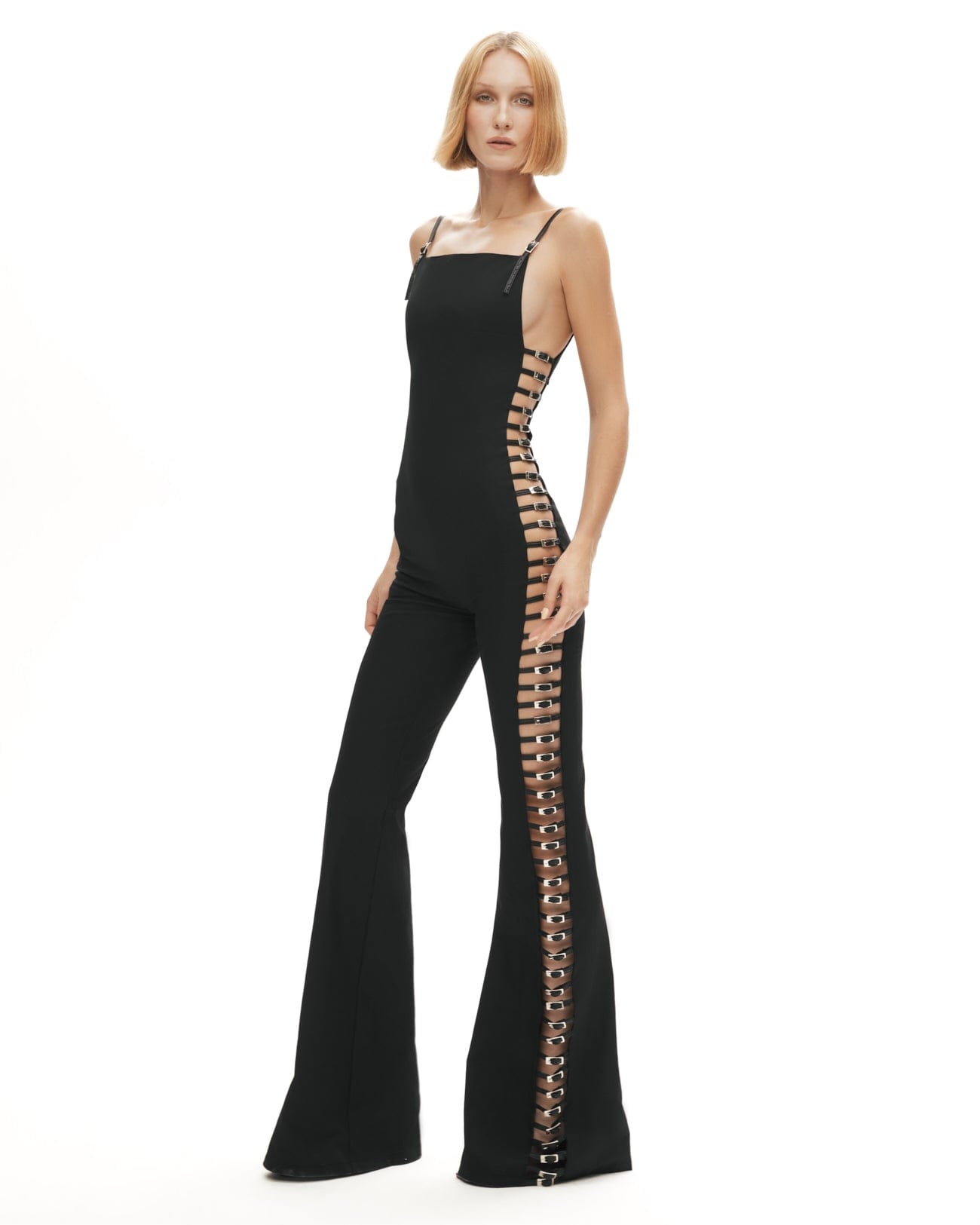 Provocatrix Jumpsuit In Black made by Khela