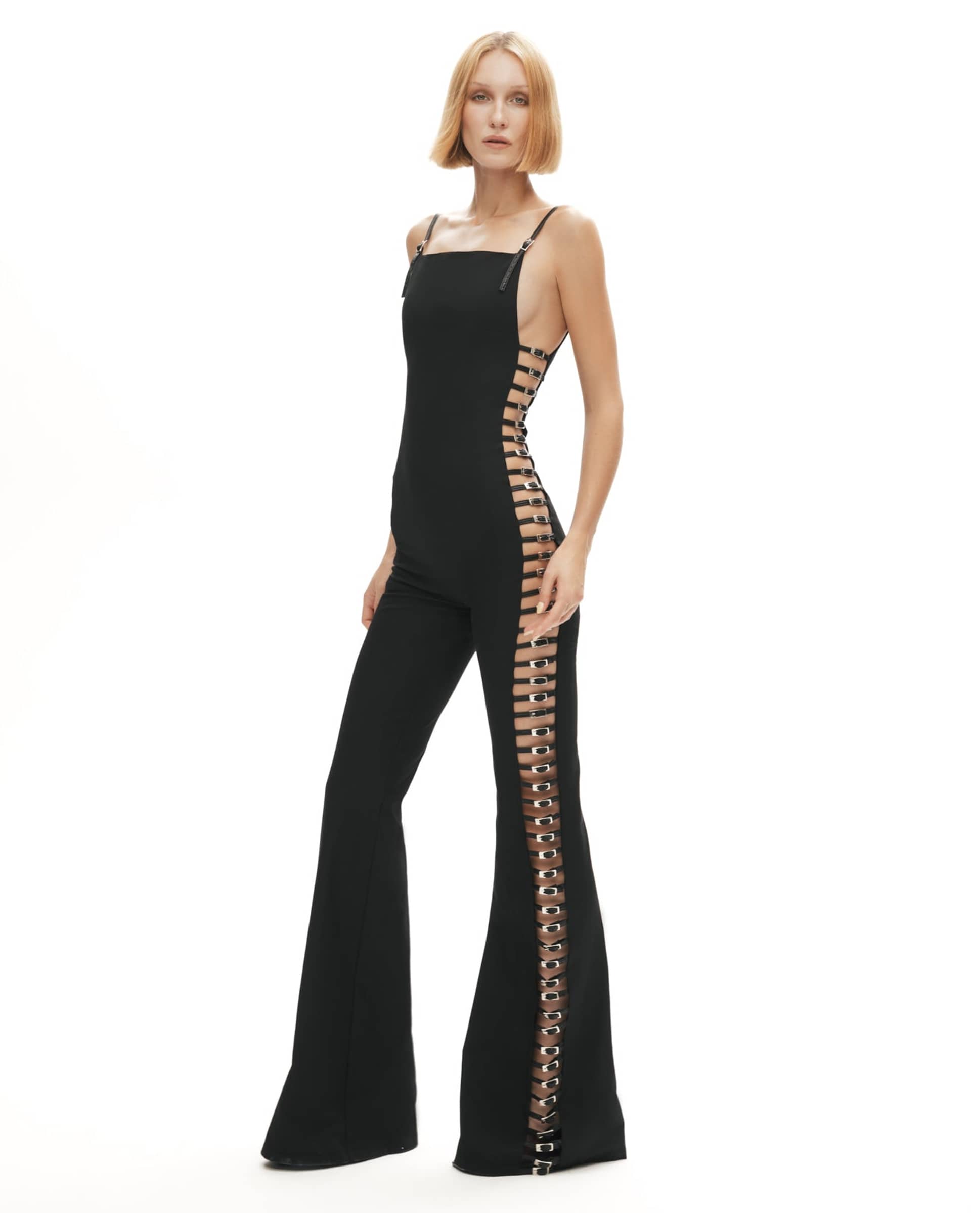 Provocatrix Jumpsuit In Black made by Khela