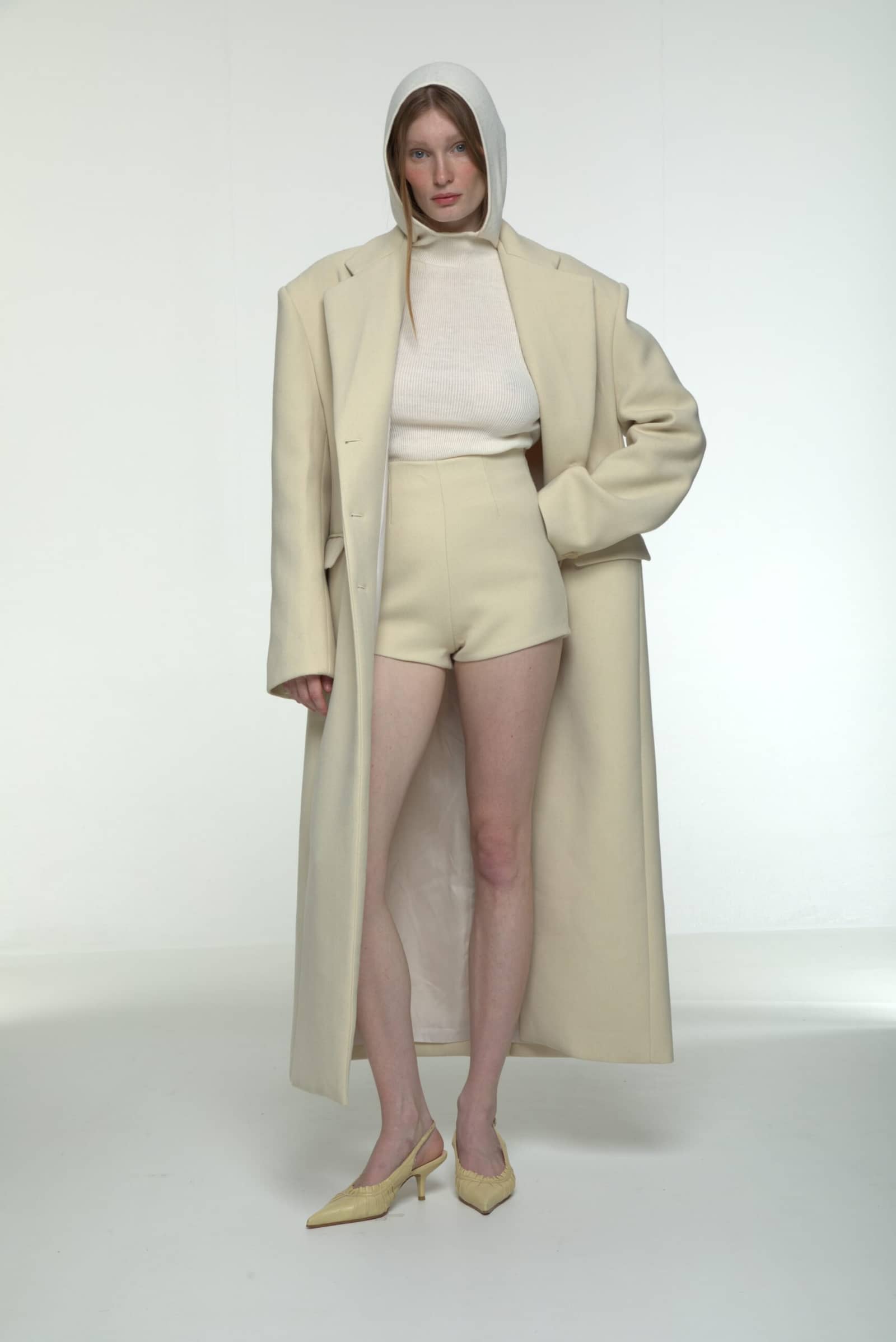 Tailored long coat made by AFTERHOURS