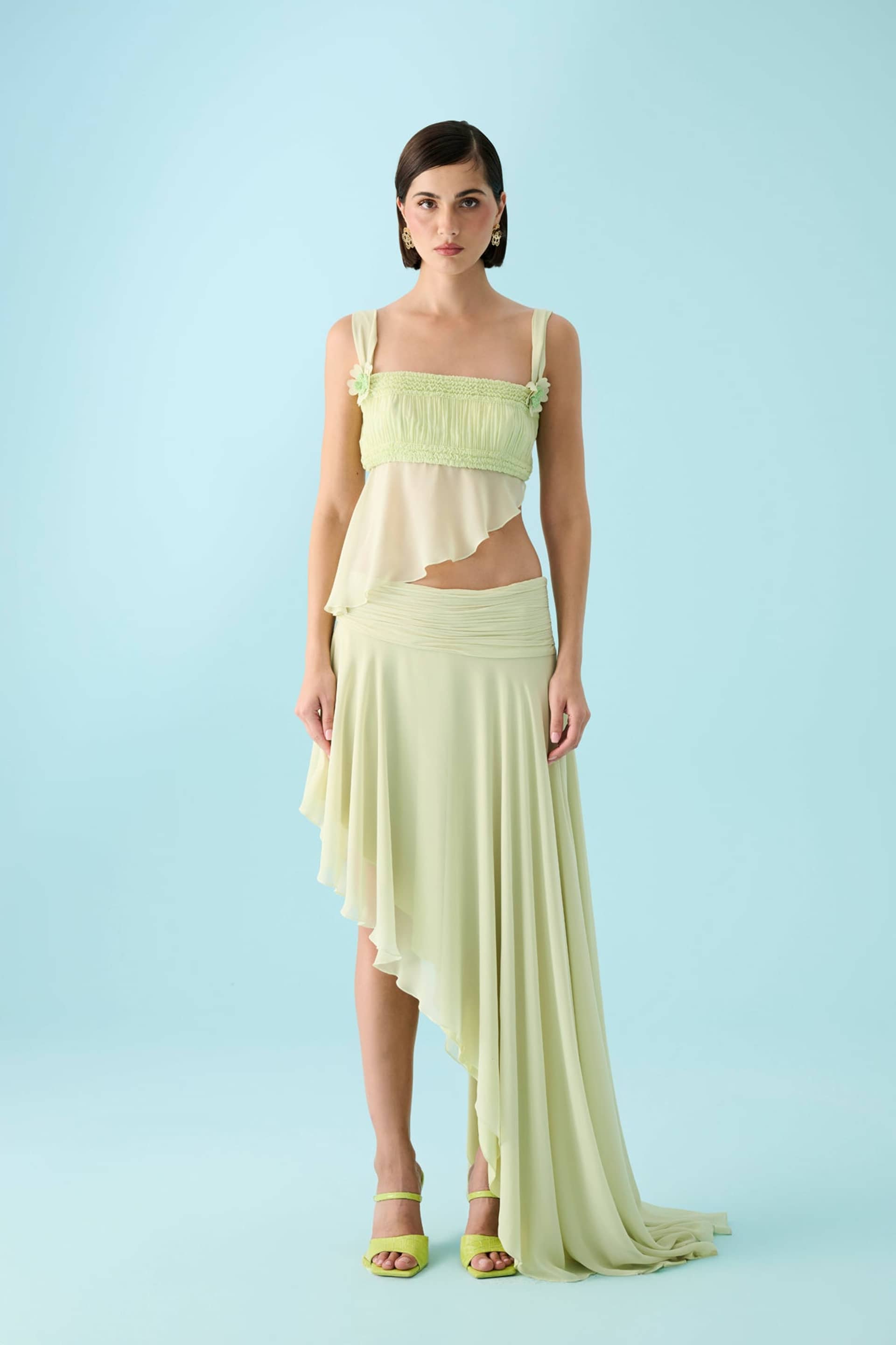 Chloranthus Floral Top made by Declara