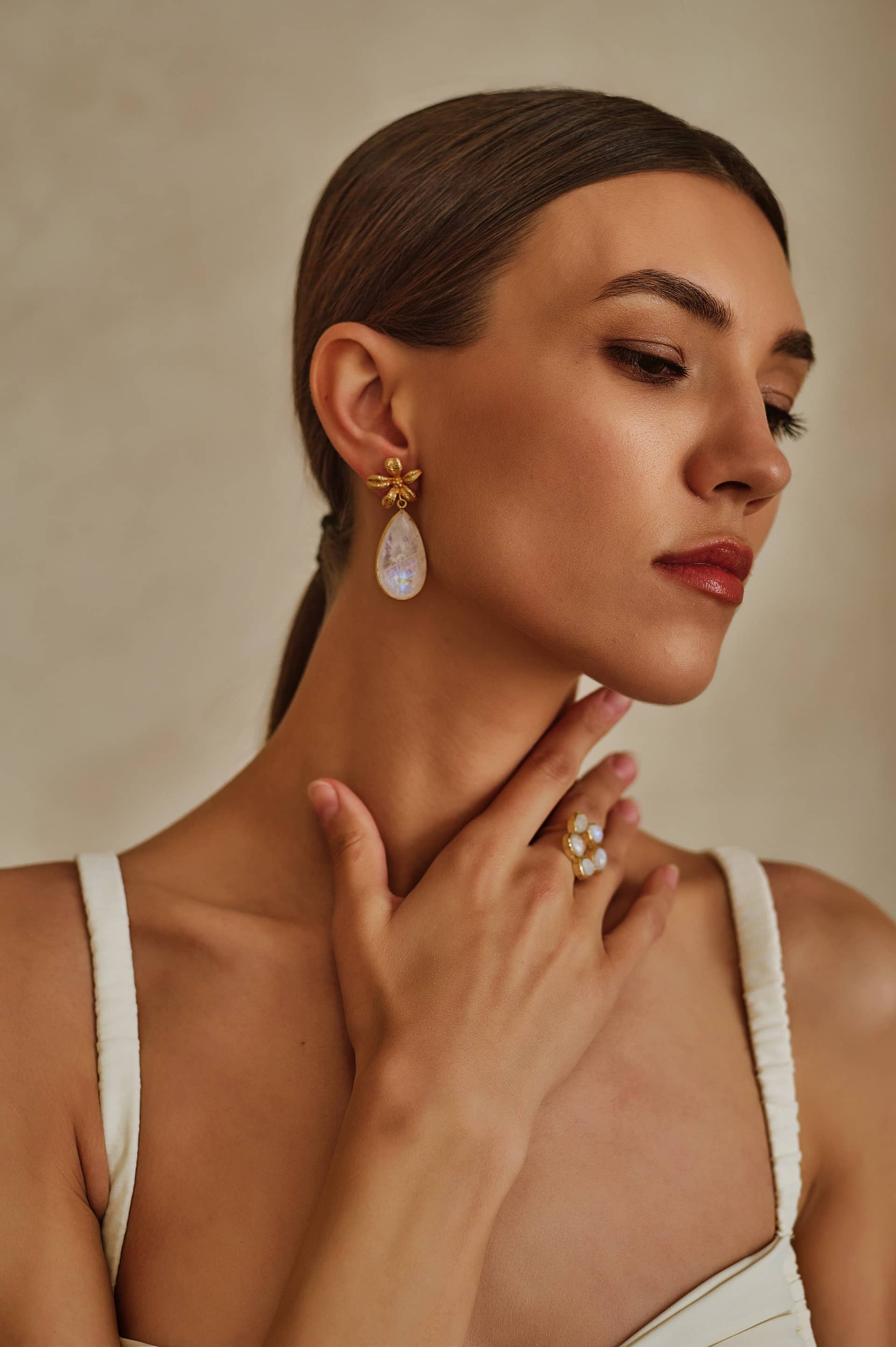 Luna Earrings made by Decolet The Label