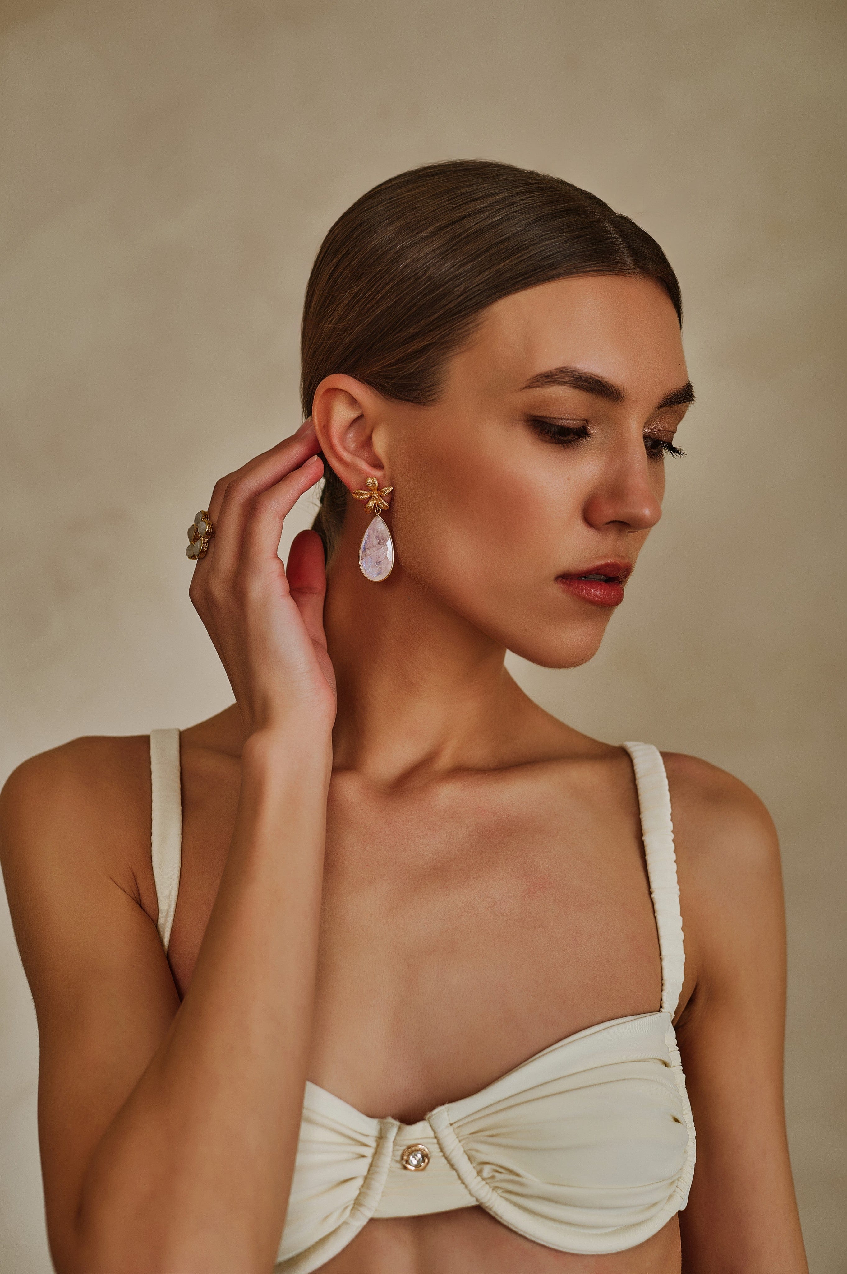 Luna Earrings made by Decolet The Label