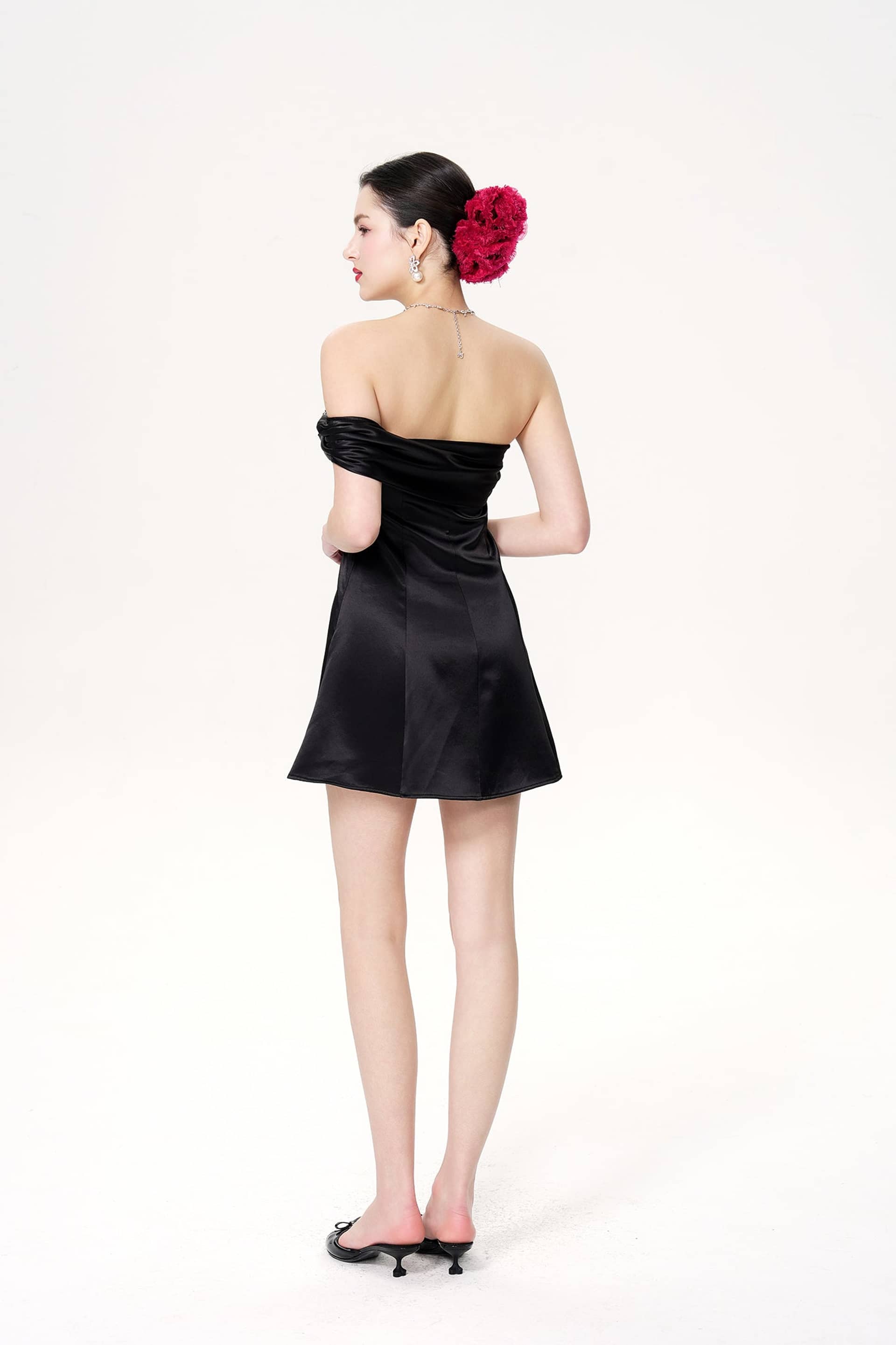 Cornelia Dress (Black) made by Nana Jacqueline