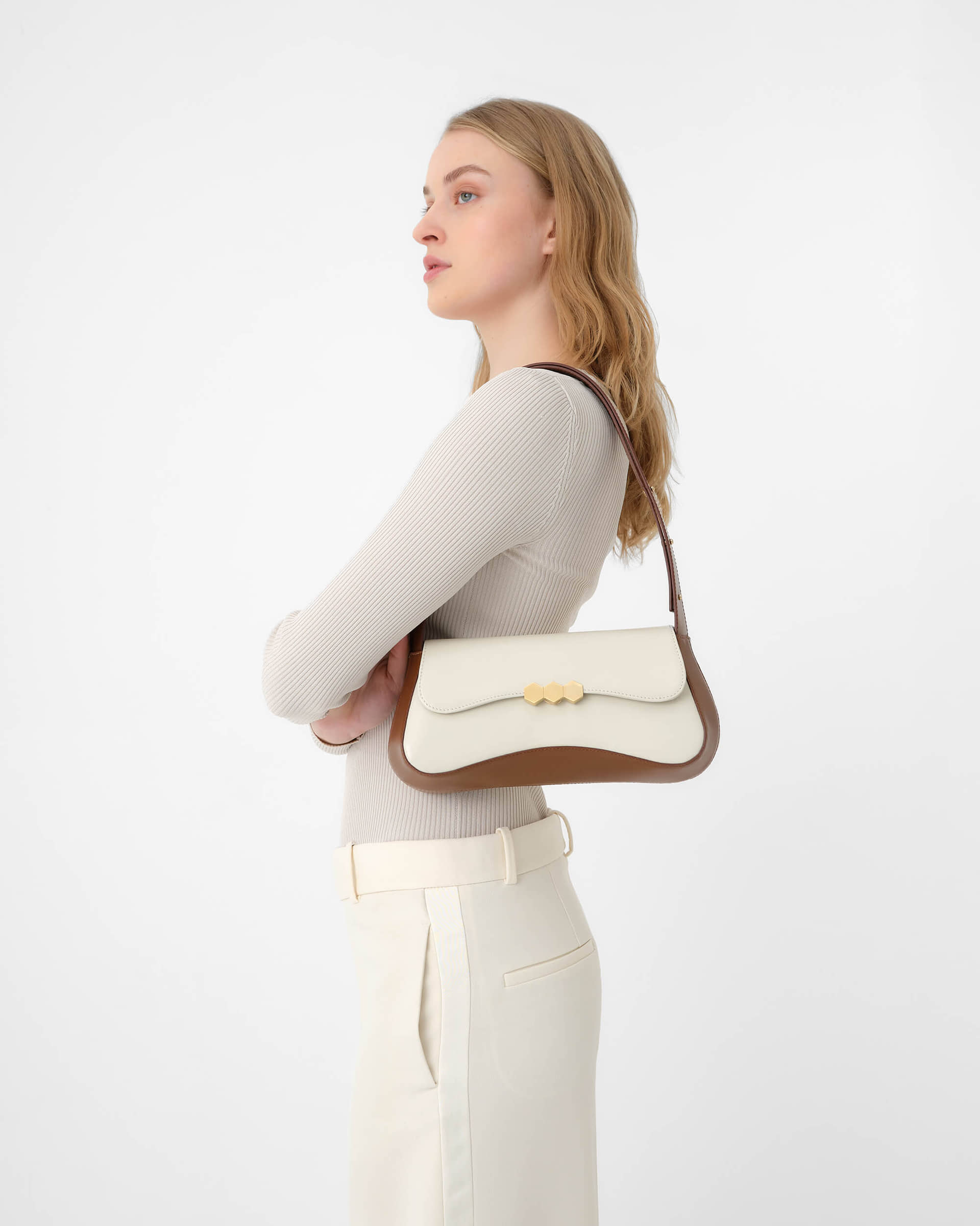 Culita White / Tan made by Mietis