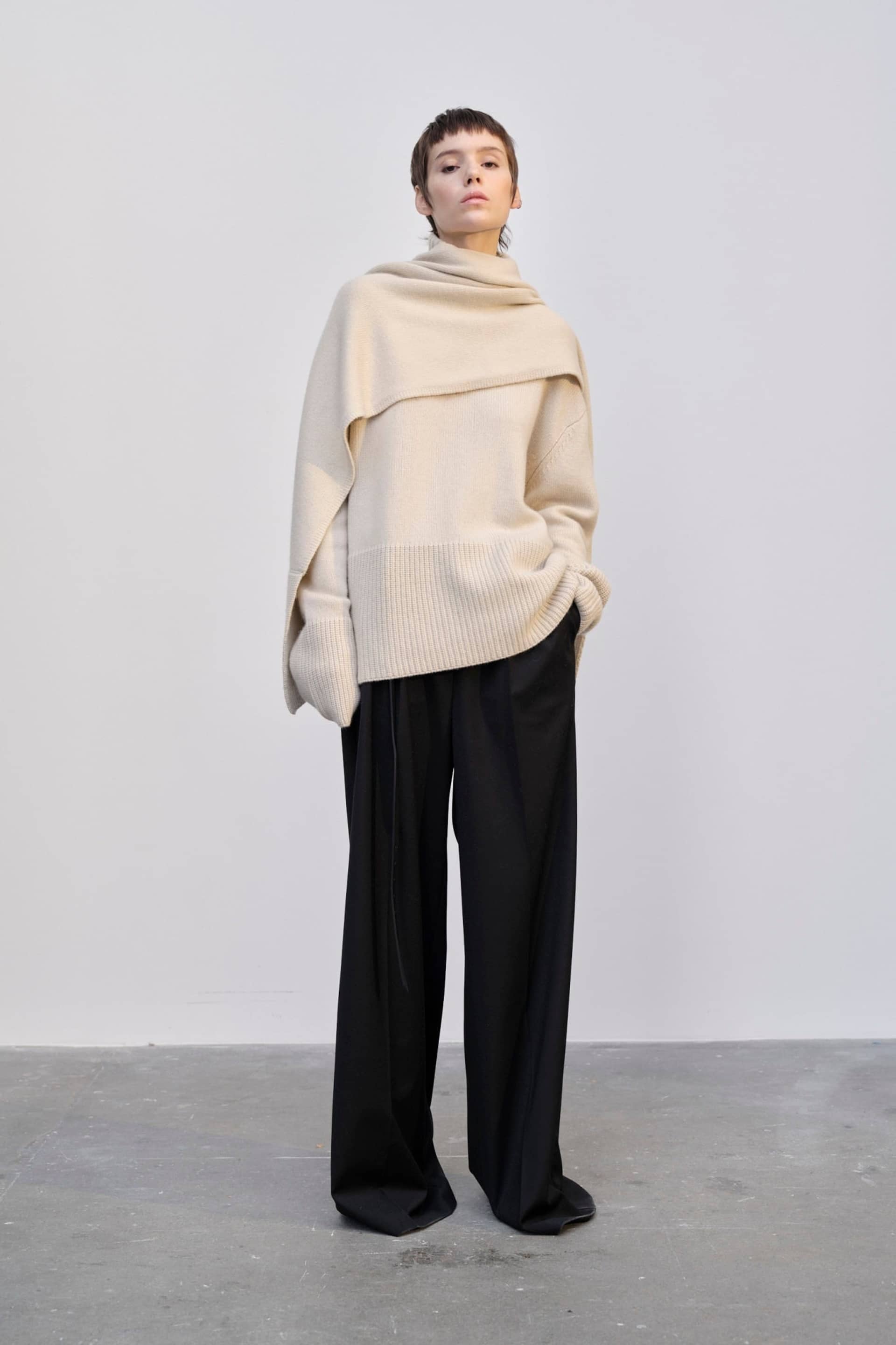 Juna Knit Turtleneck - Creme made by HERSKIND