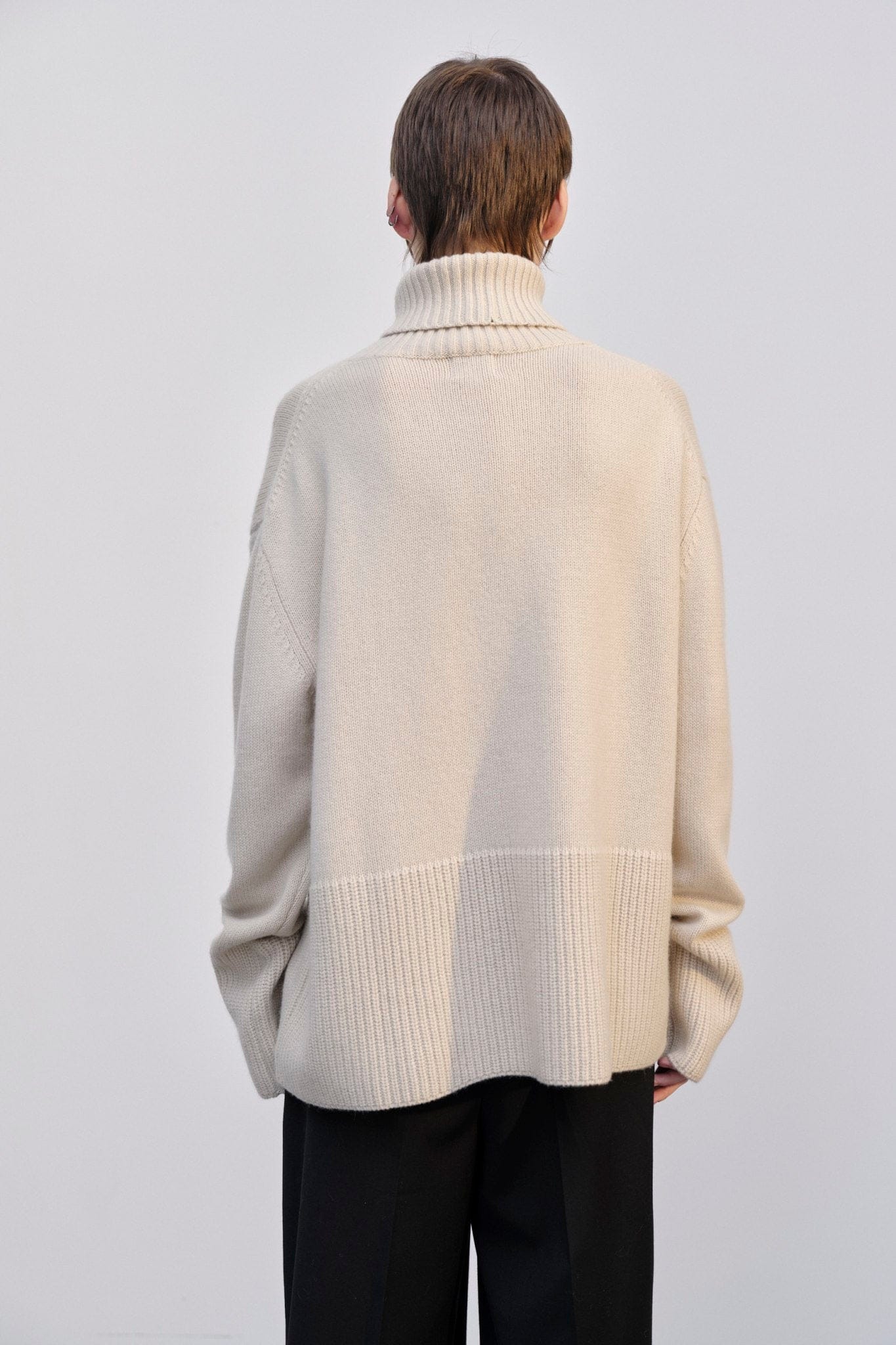 Juna Knit Turtleneck - Creme made by HERSKIND
