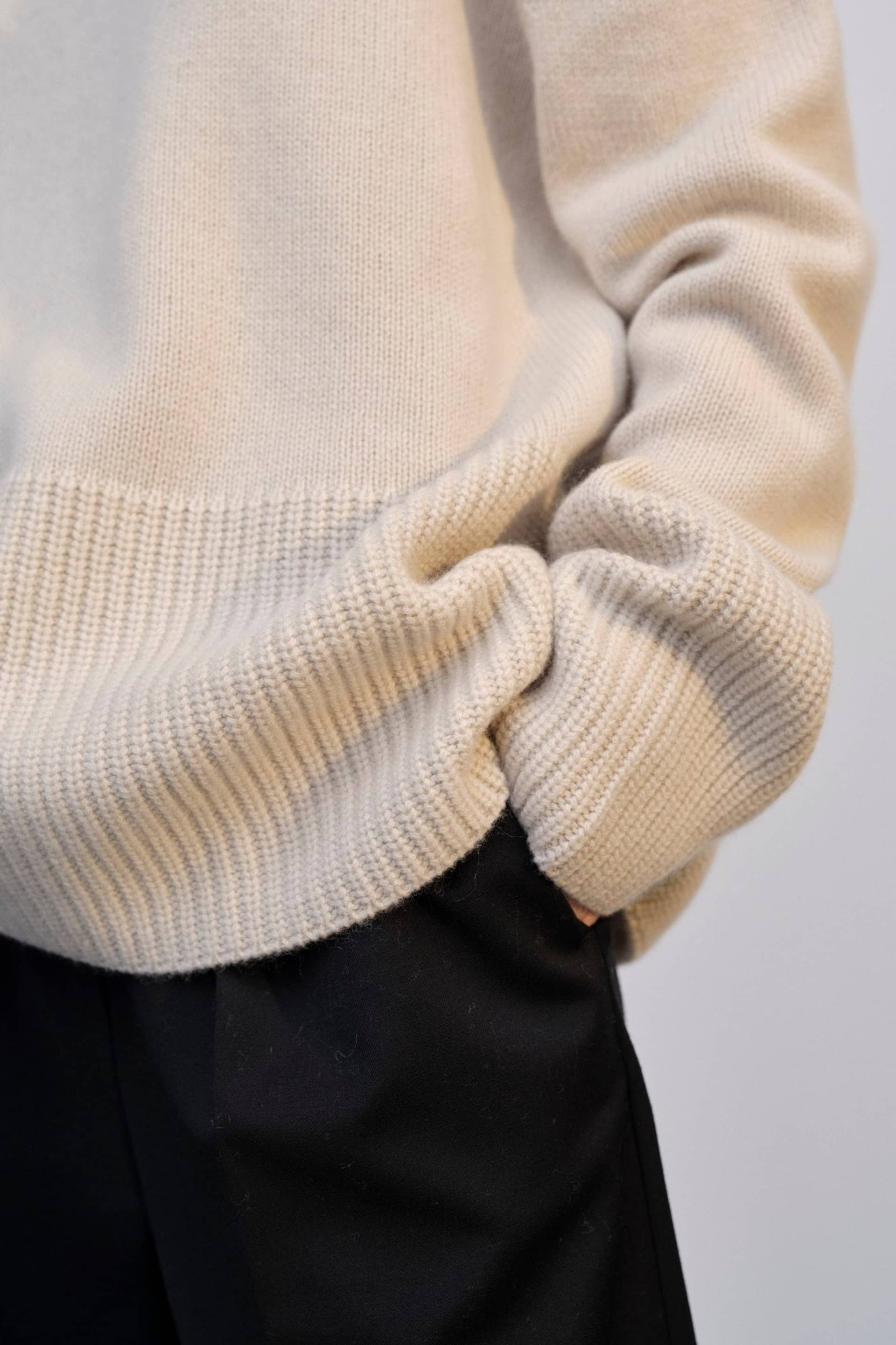 Juna Knit Turtleneck - Creme made by HERSKIND