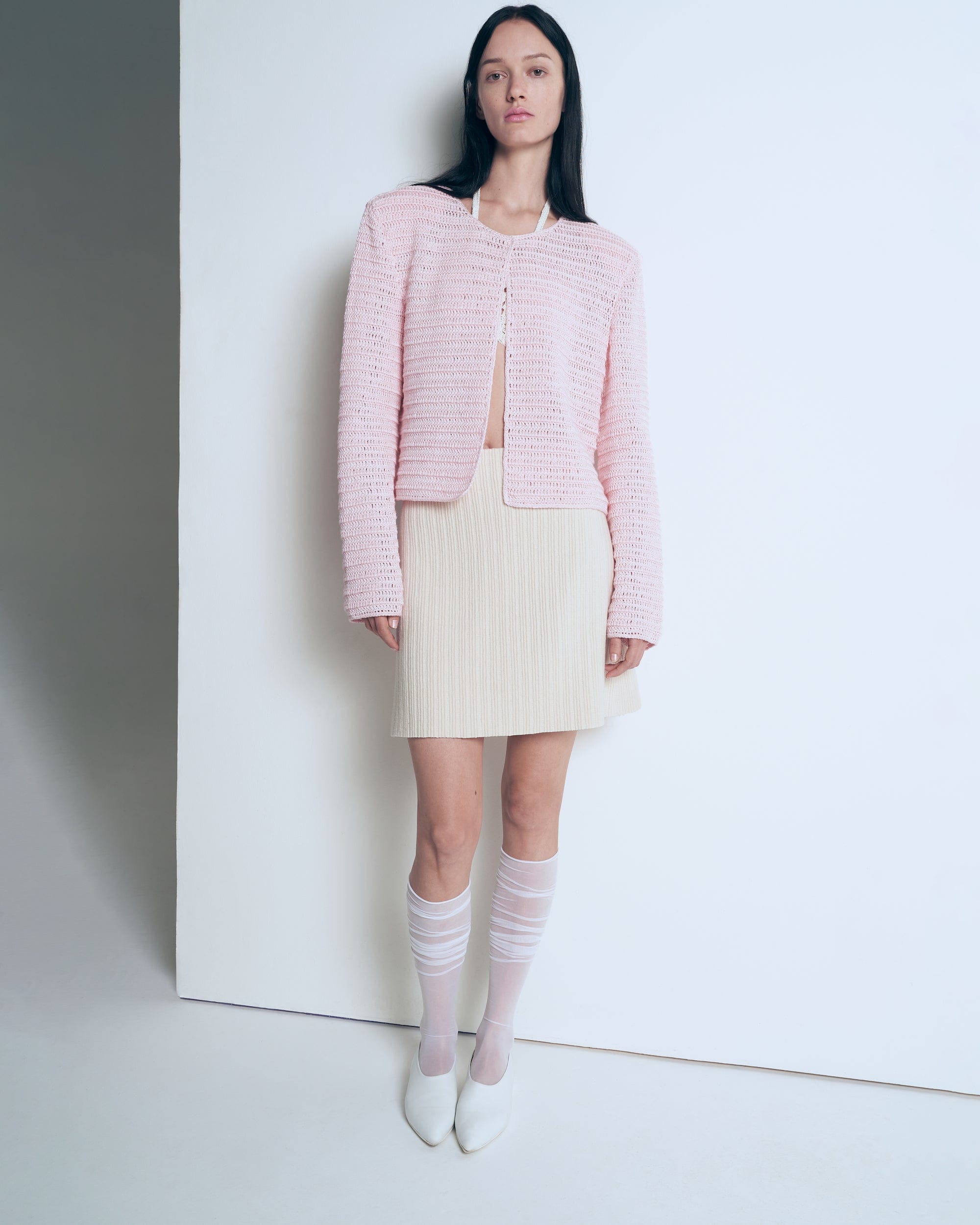 A-line mini skirt made by A.M.G