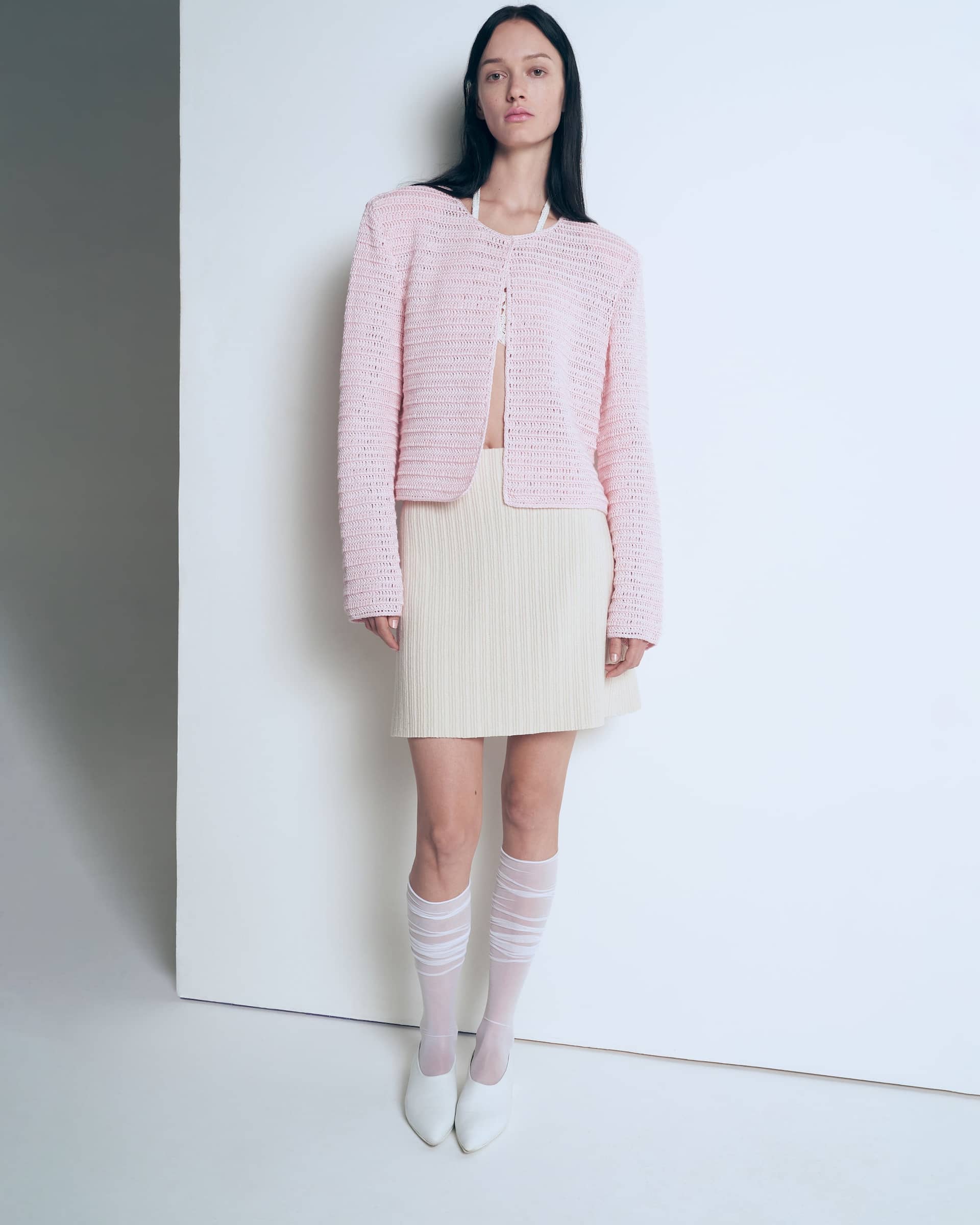 A-line mini skirt made by A.M.G