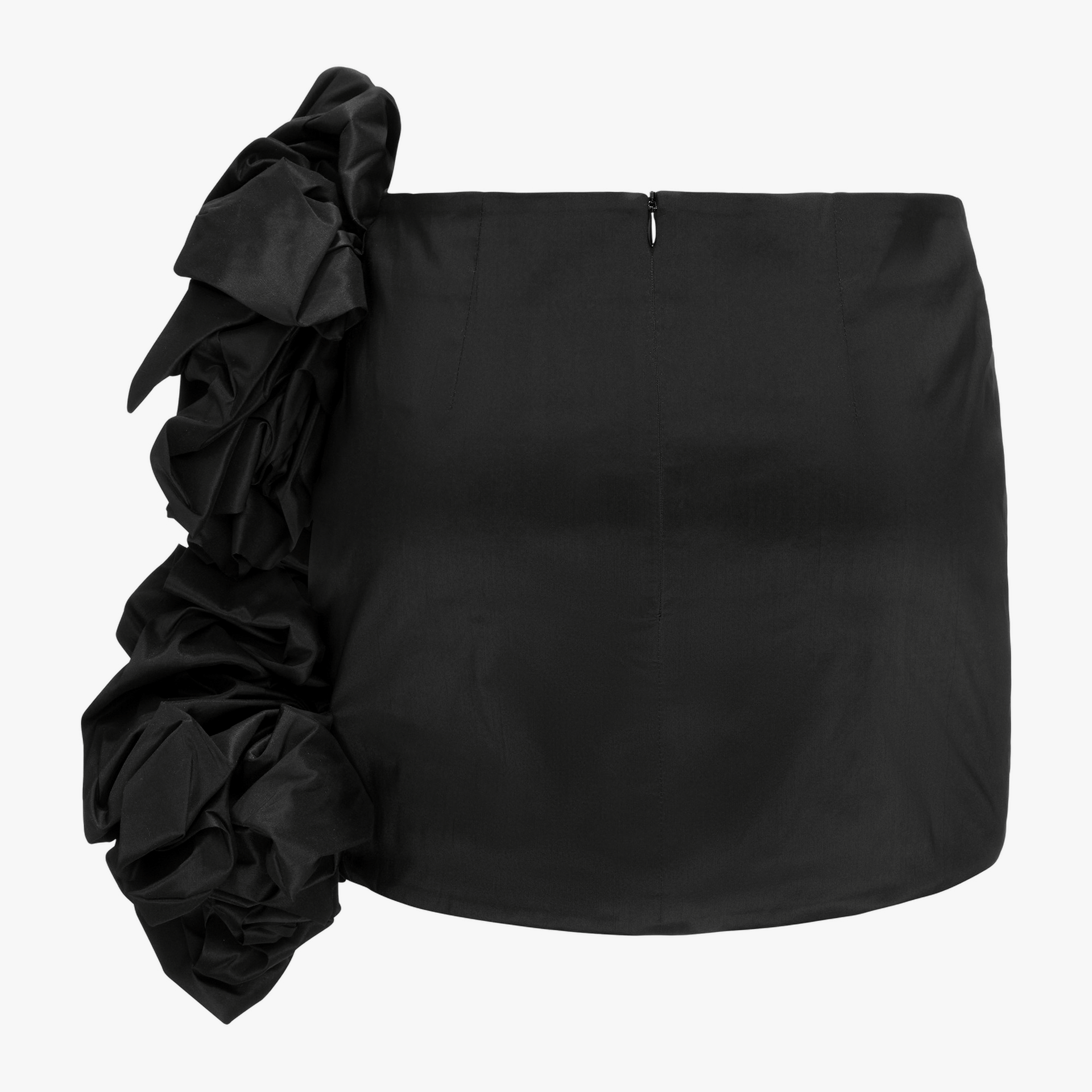 Mini Skirt With Rose Applique made by YAVORSKA