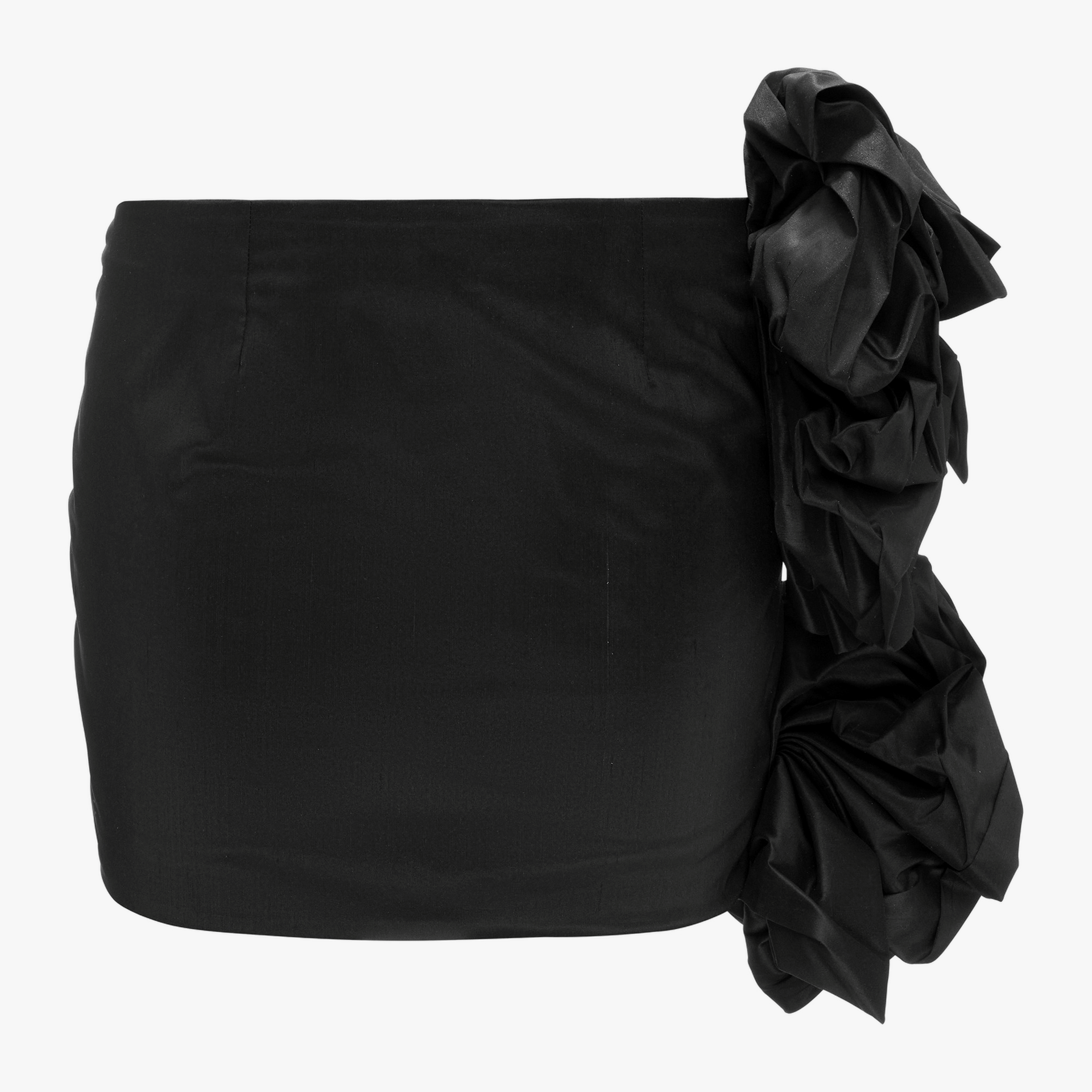 Mini Skirt With Rose Applique made by YAVORSKA