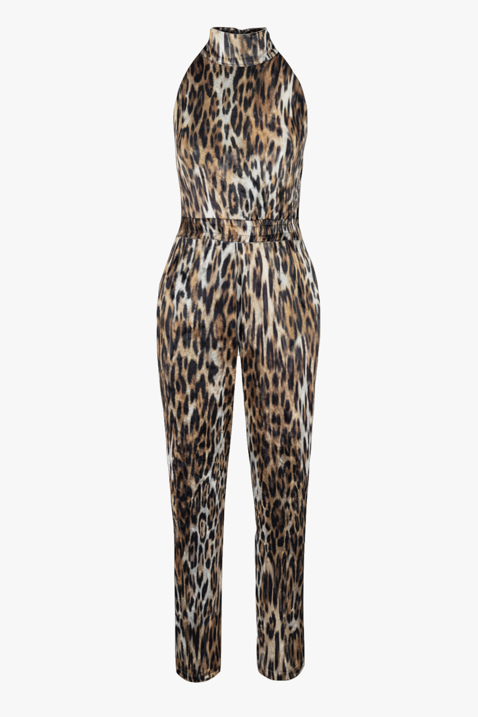 Tina Leopard Jumpsuit made by Lora Istanbul