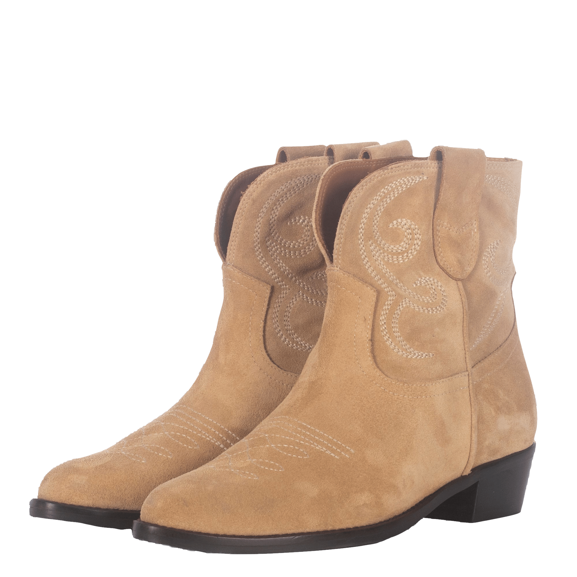 PUJA SAND ANKLE BOOTS in Brown made by Toral