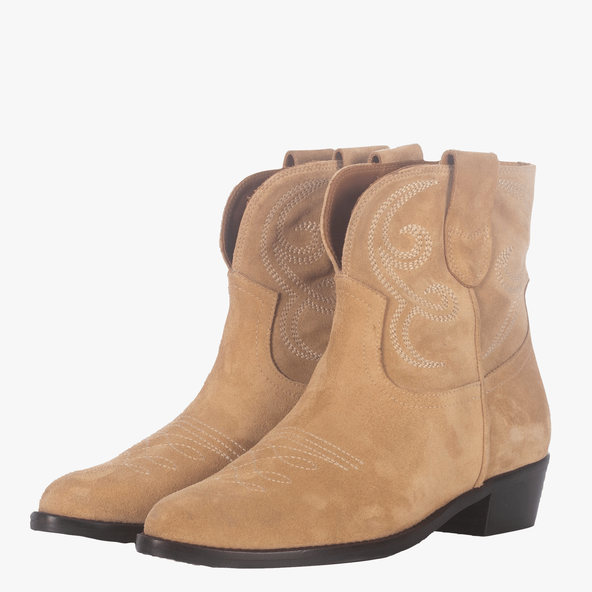 PUJA SAND ANKLE BOOTS in Brown made by Toral
