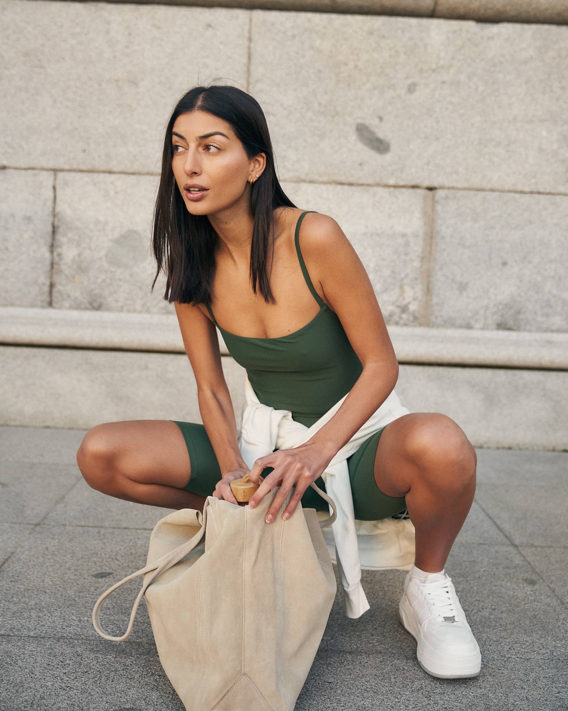 MARÍA BODYSUIT GREEN made by 710 Studio