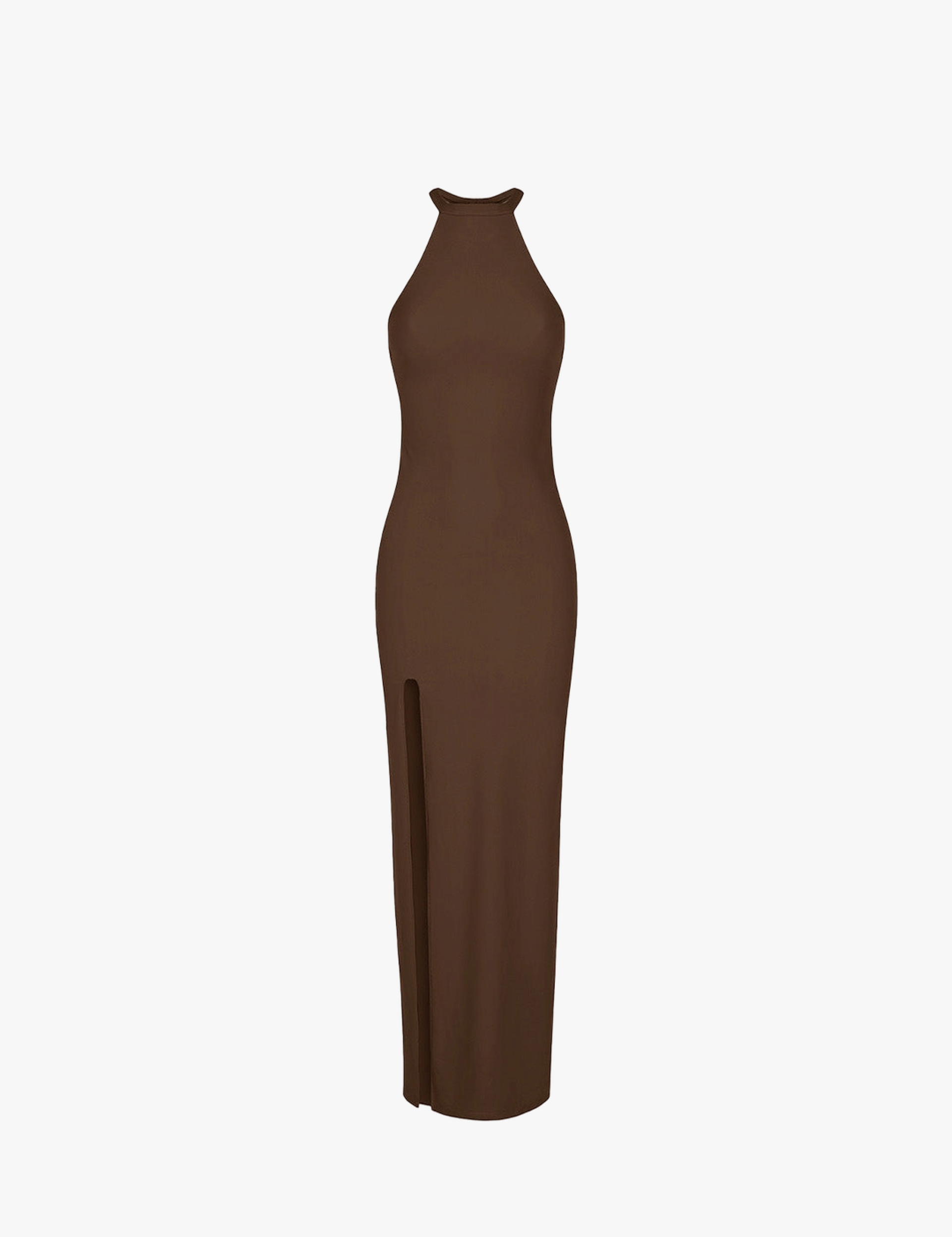OLIVIA MAXI DRESS BROWN - LIMITED EDITION made by 710 Studio