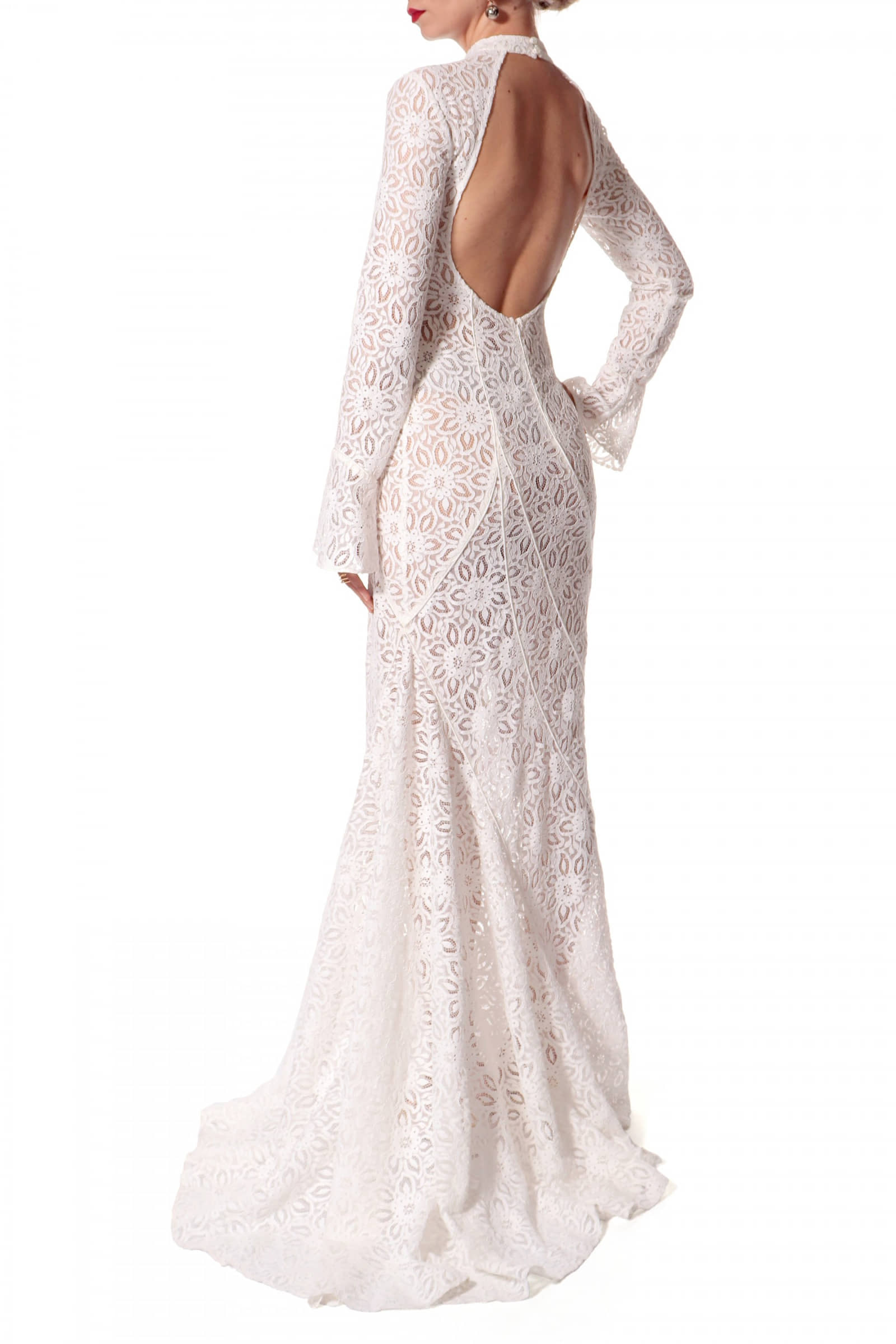 Dress Cameron Off White made by HALEWSKI