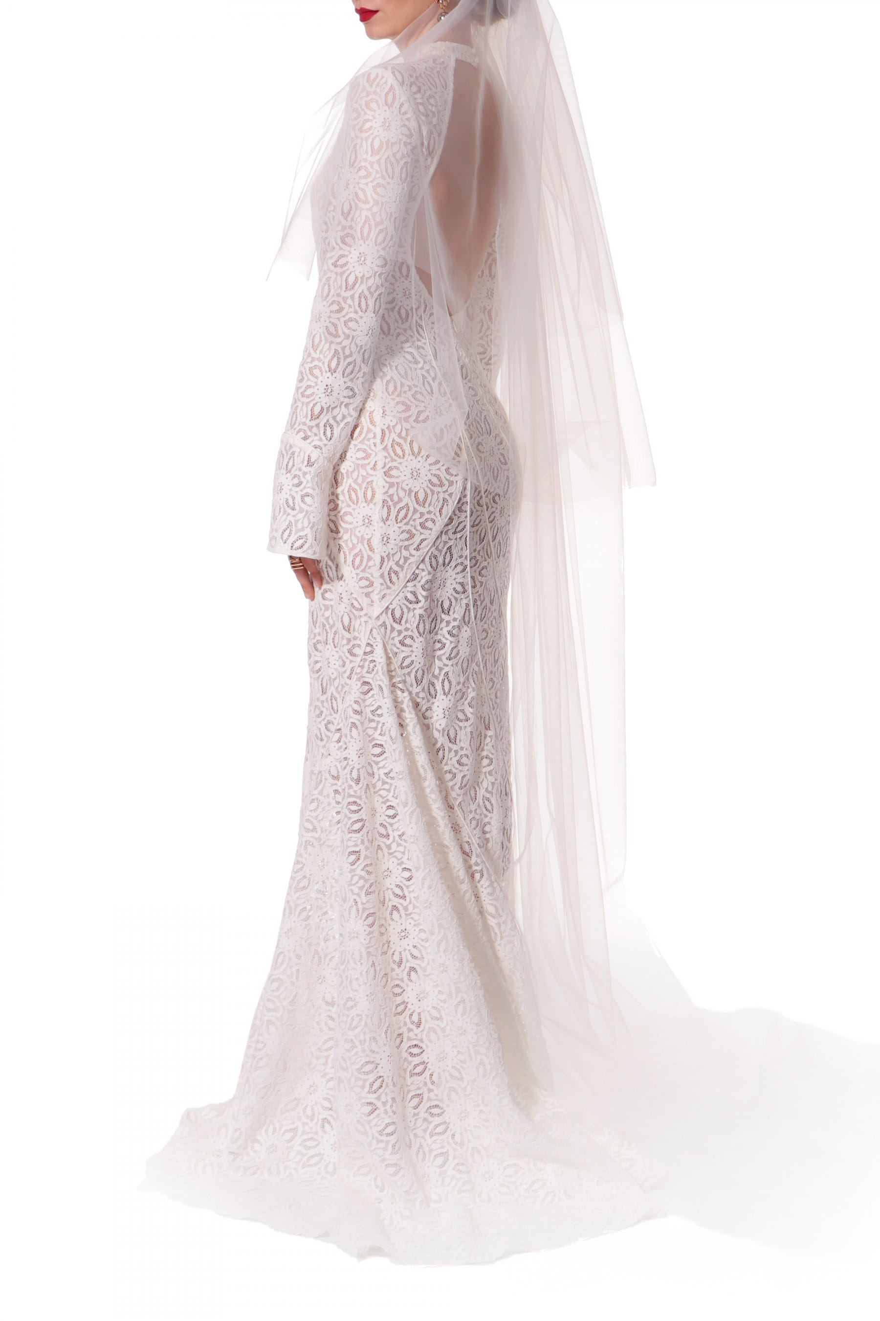 Dress Cameron Off White made by HALEWSKI