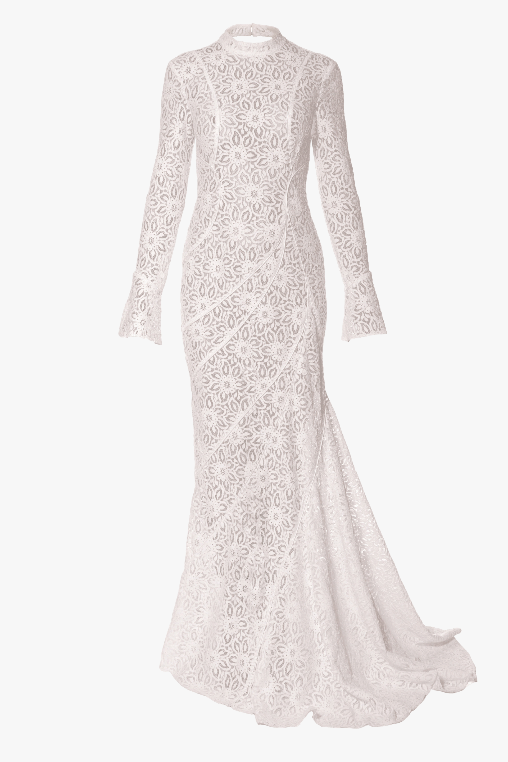 Dress Cameron Off White made by HALEWSKI