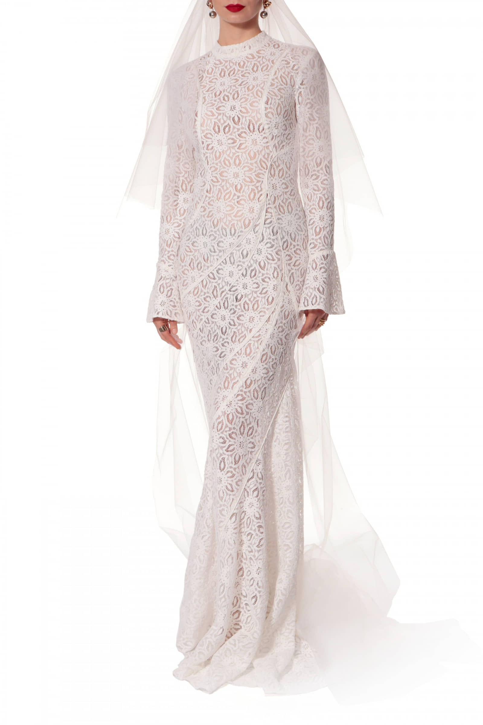 Dress Cameron Off White made by HALEWSKI