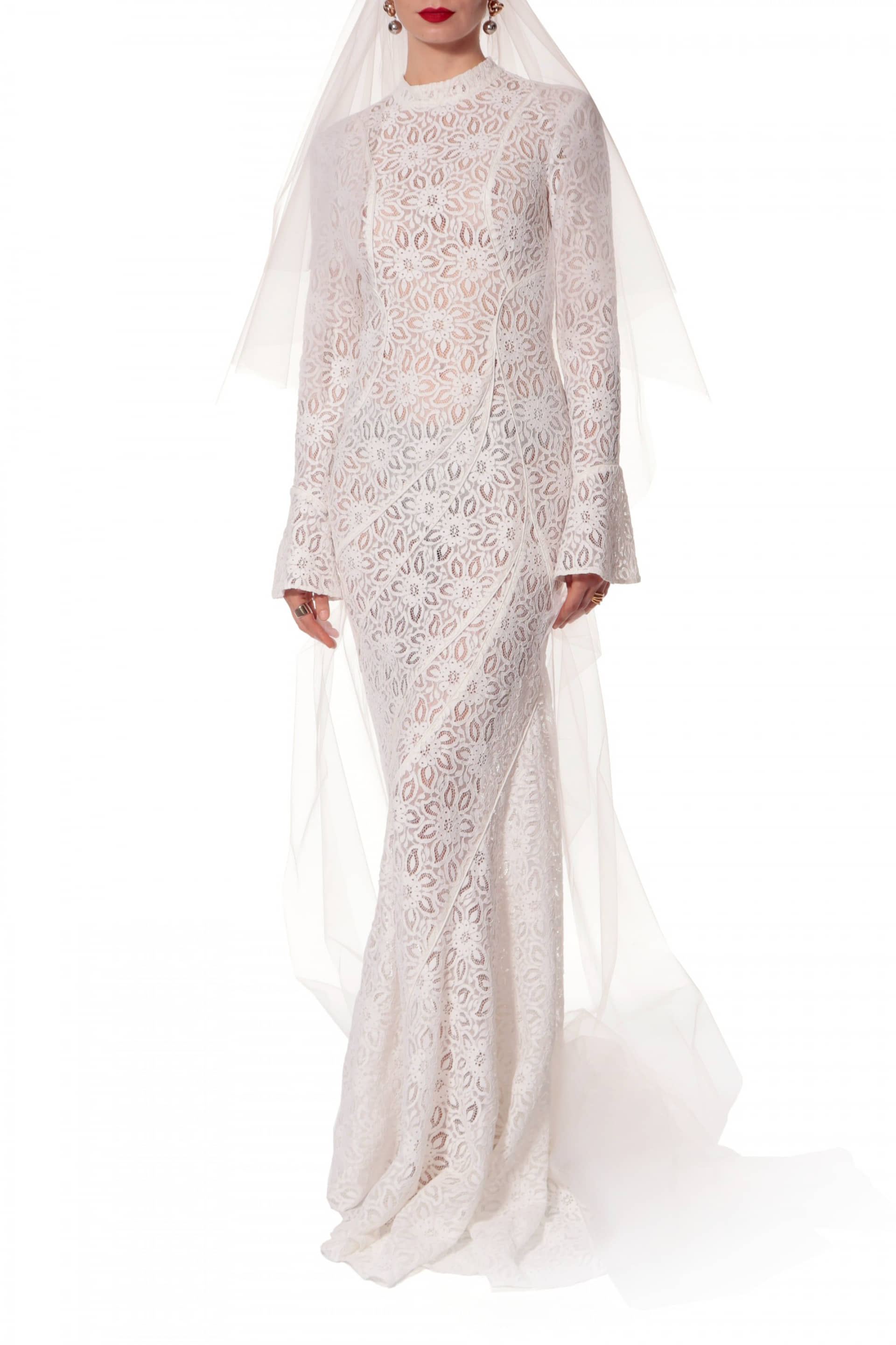 Dress Cameron Off White made by HALEWSKI