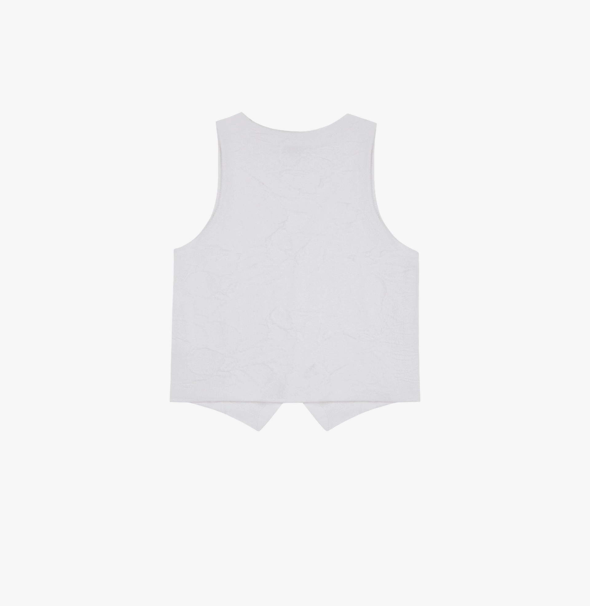 CHINESE STYLE FLORAL TEXTURED WAISTCOAT made by CRUSH Collection