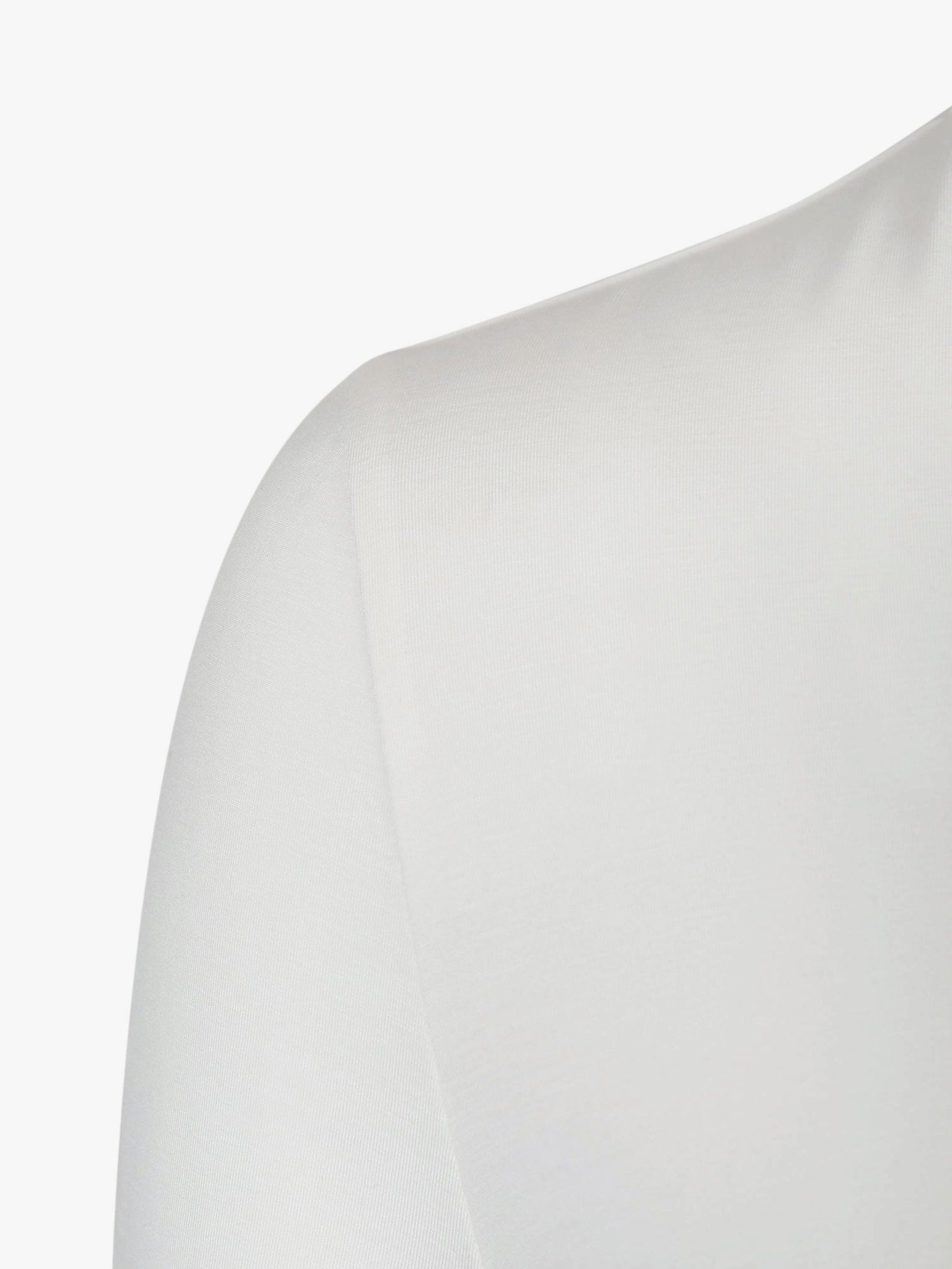 WHITE DRAPED JERSEY MAXI DRESS made by YIBRI