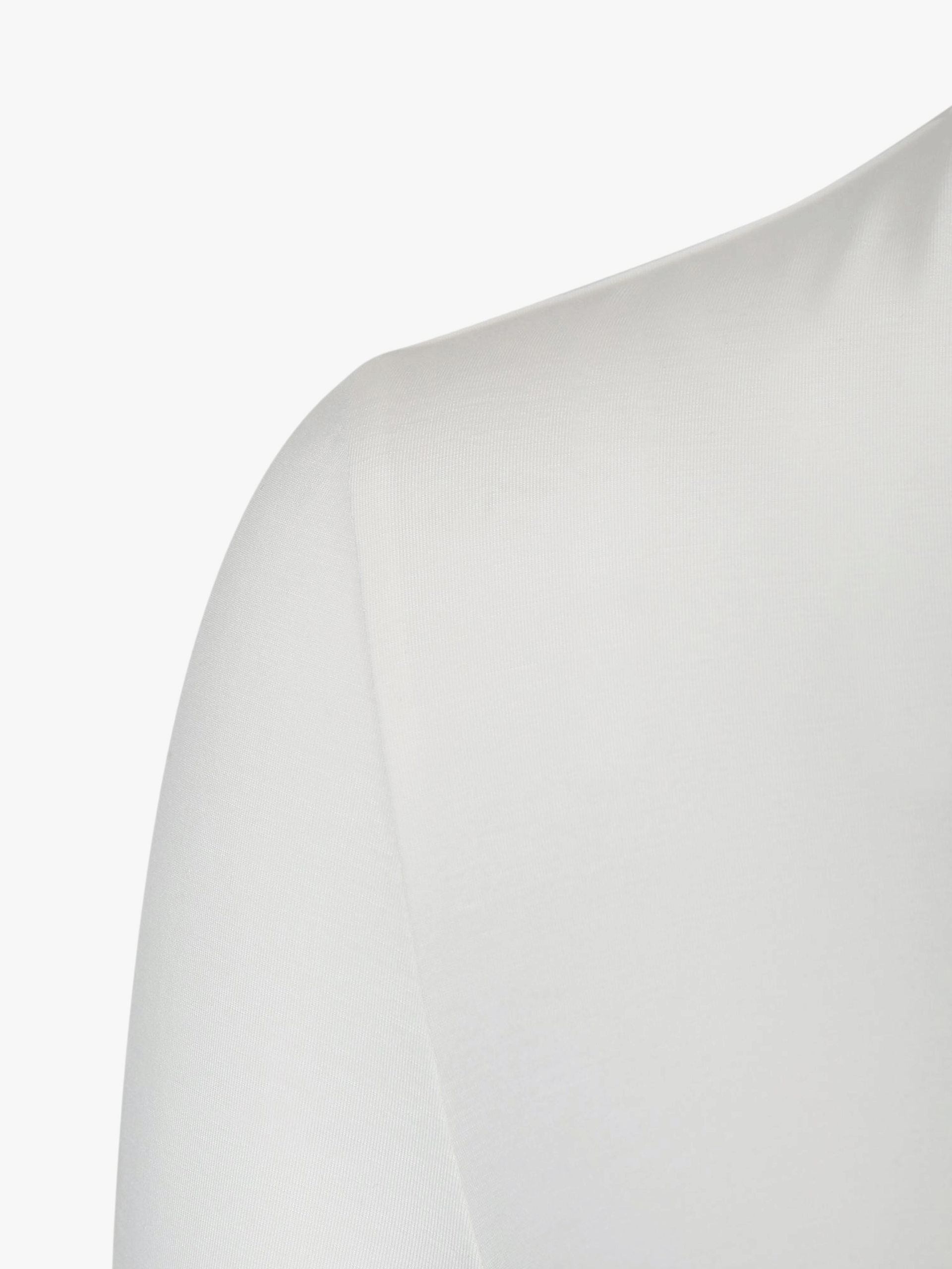 WHITE DRAPED JERSEY MAXI DRESS made by YIBRI