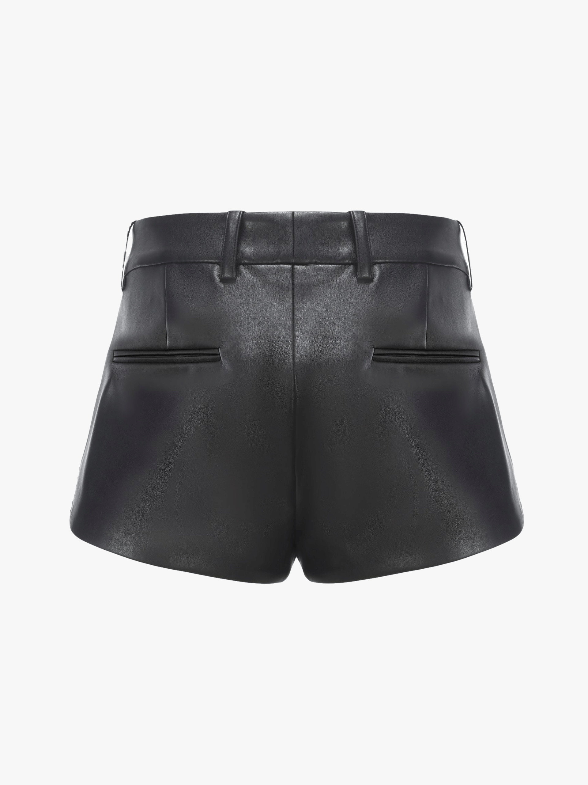 Victoria Leather Shorts in Black made by Nana Jacqueline