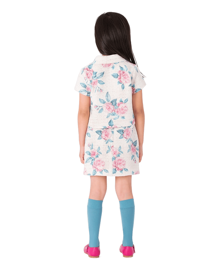 Tweed Pearl Girls Outfit | 2 Pieces made by Mama Luma