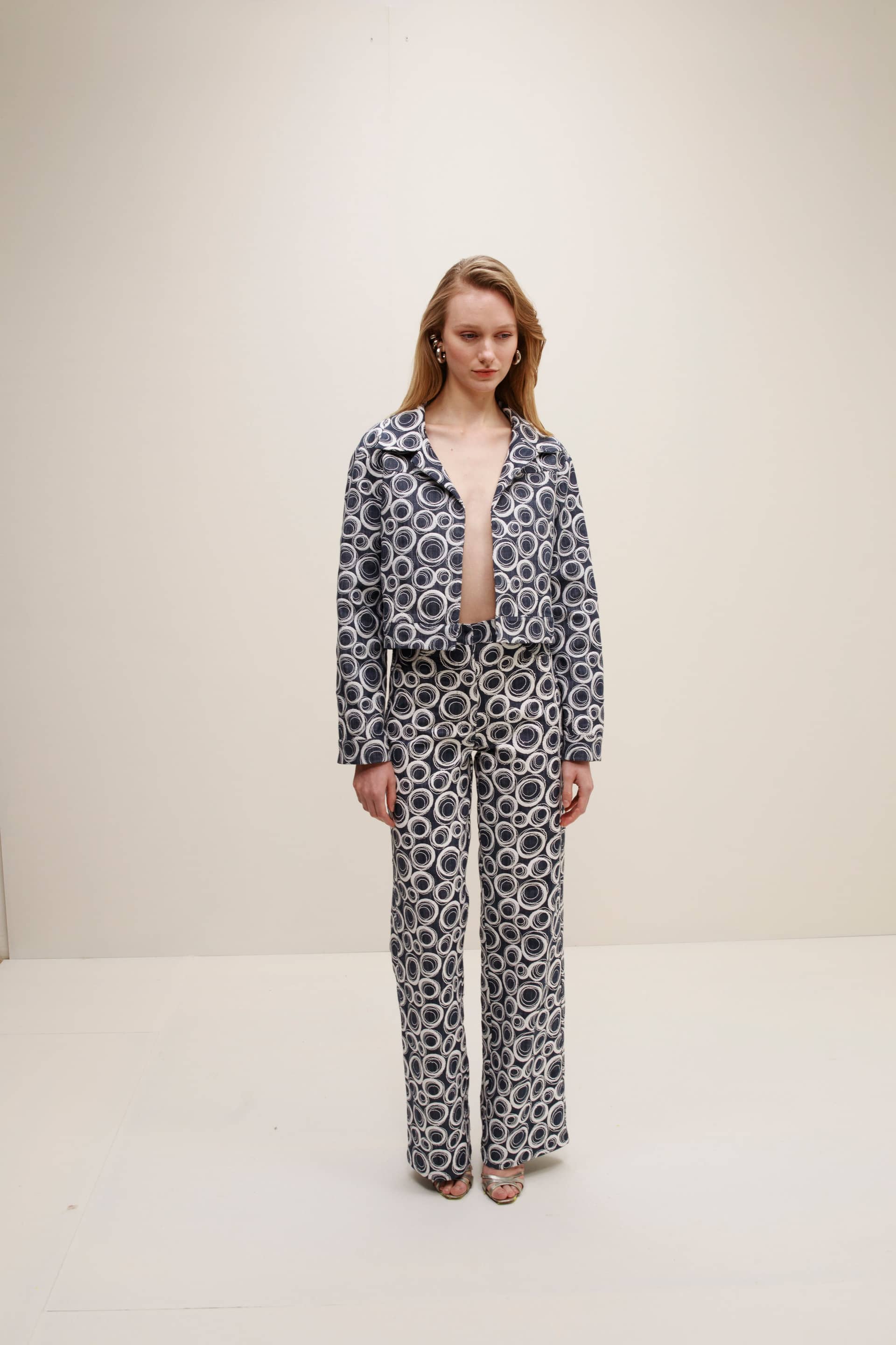 Baccio Straight Pants made by Francesca Miranda