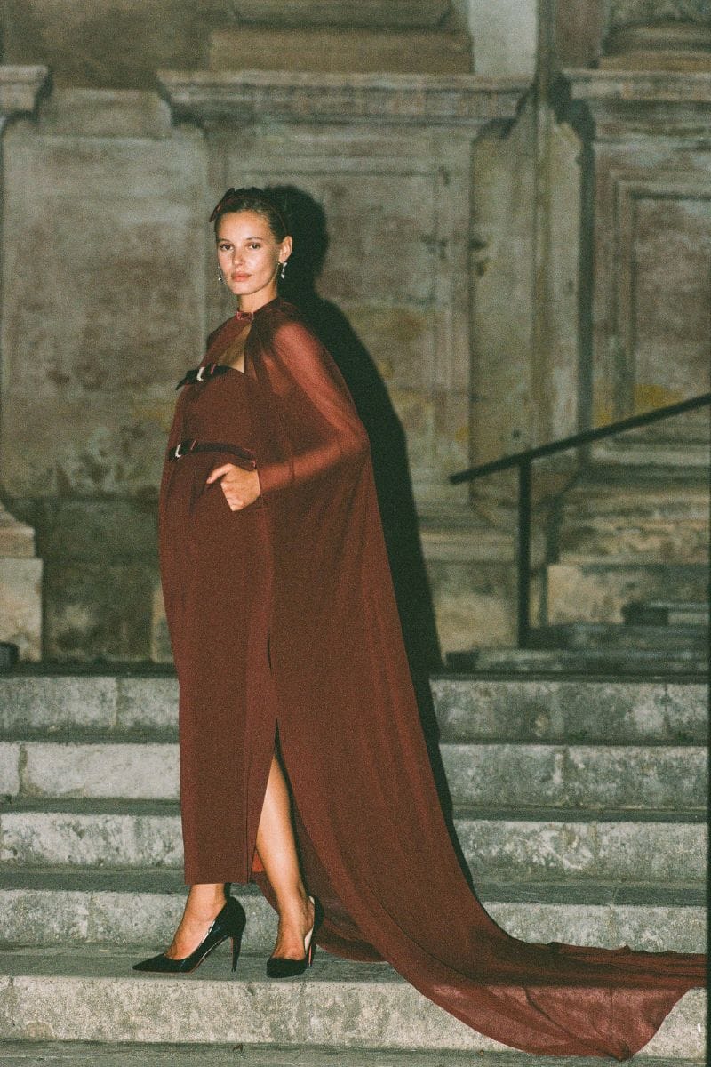 Demi Bow Dress (Red) made by Nana Jacqueline