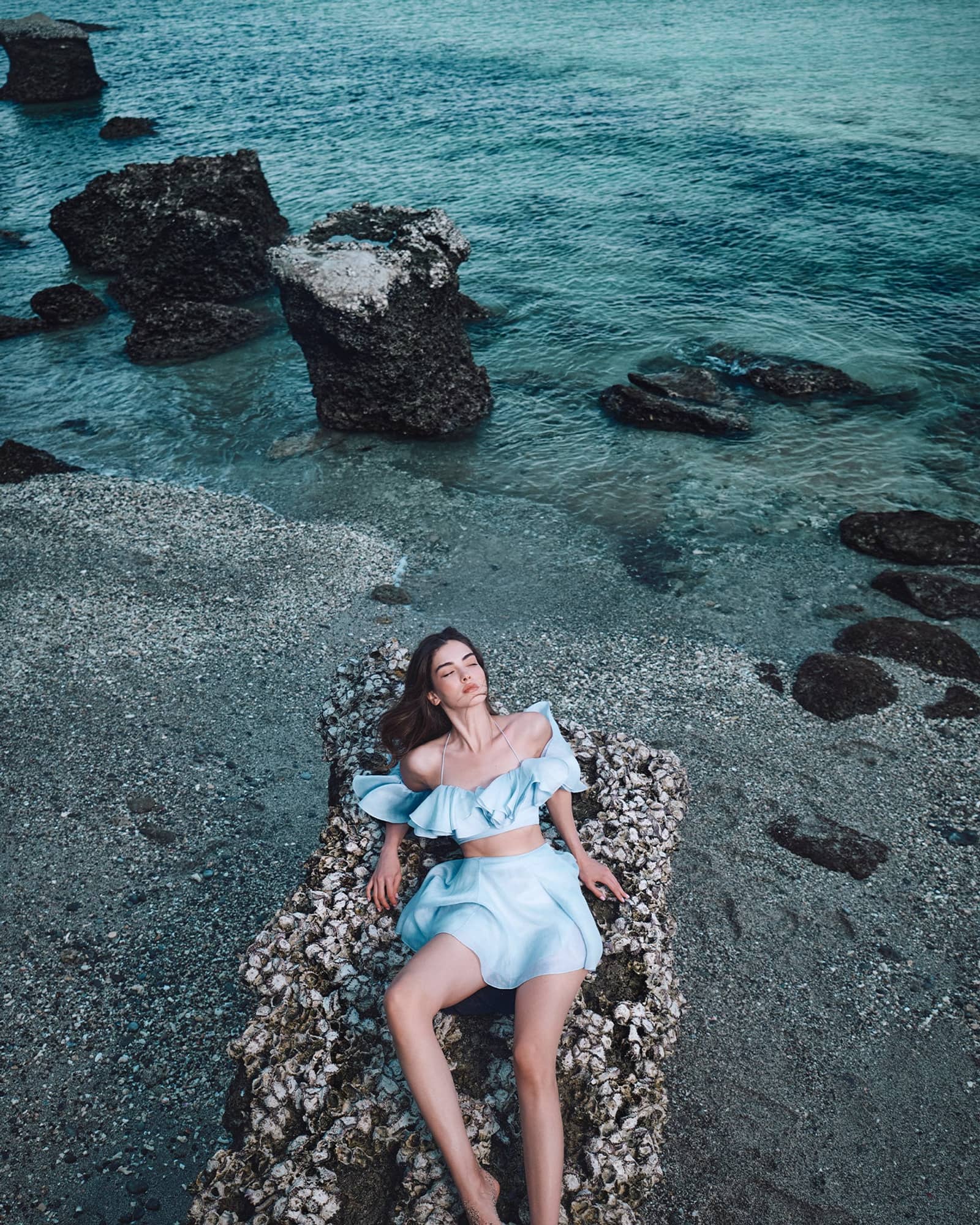 Myosotis top made by YVON