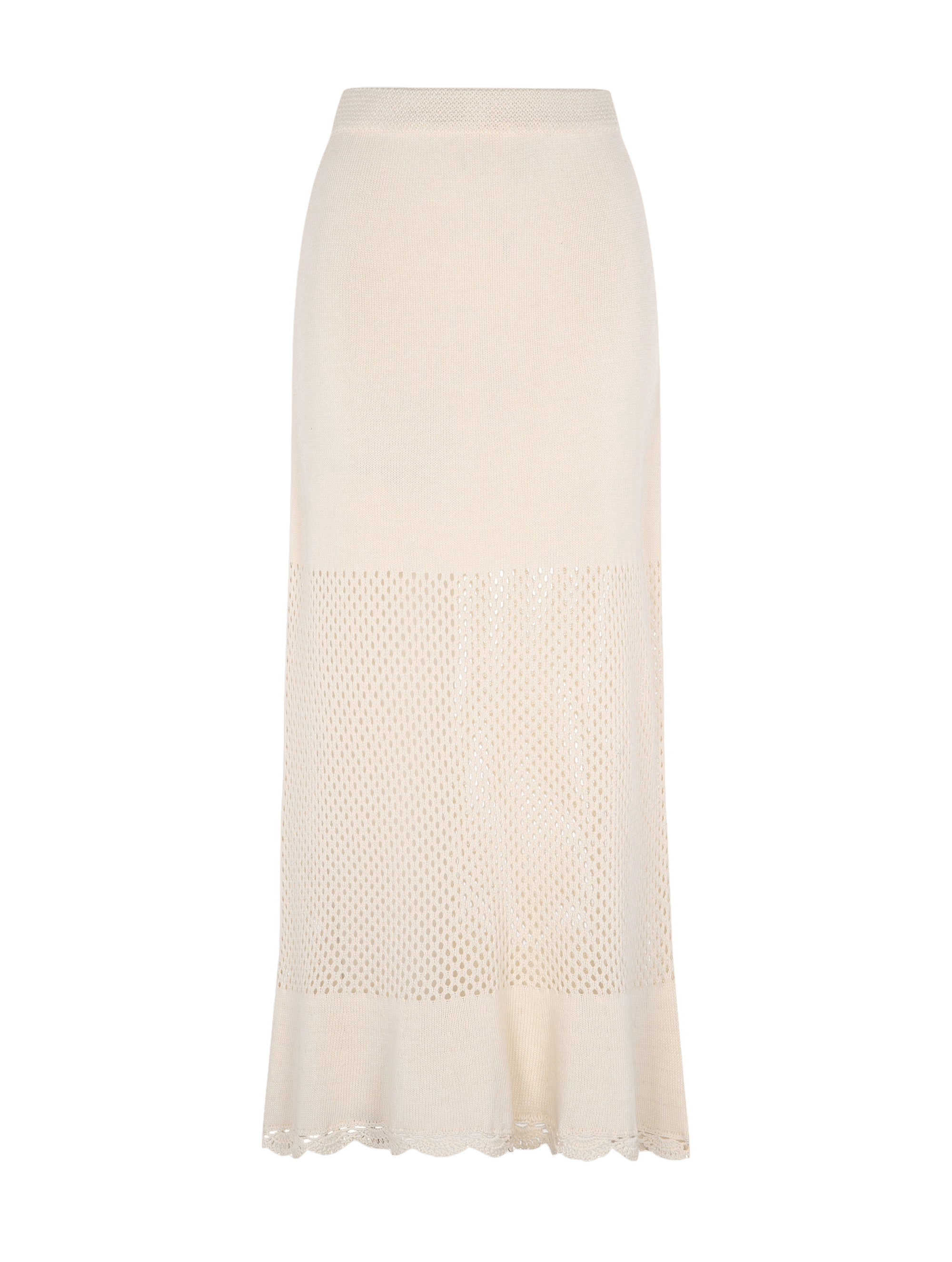Marilú Skirt - Organic White in White made by Peregrina