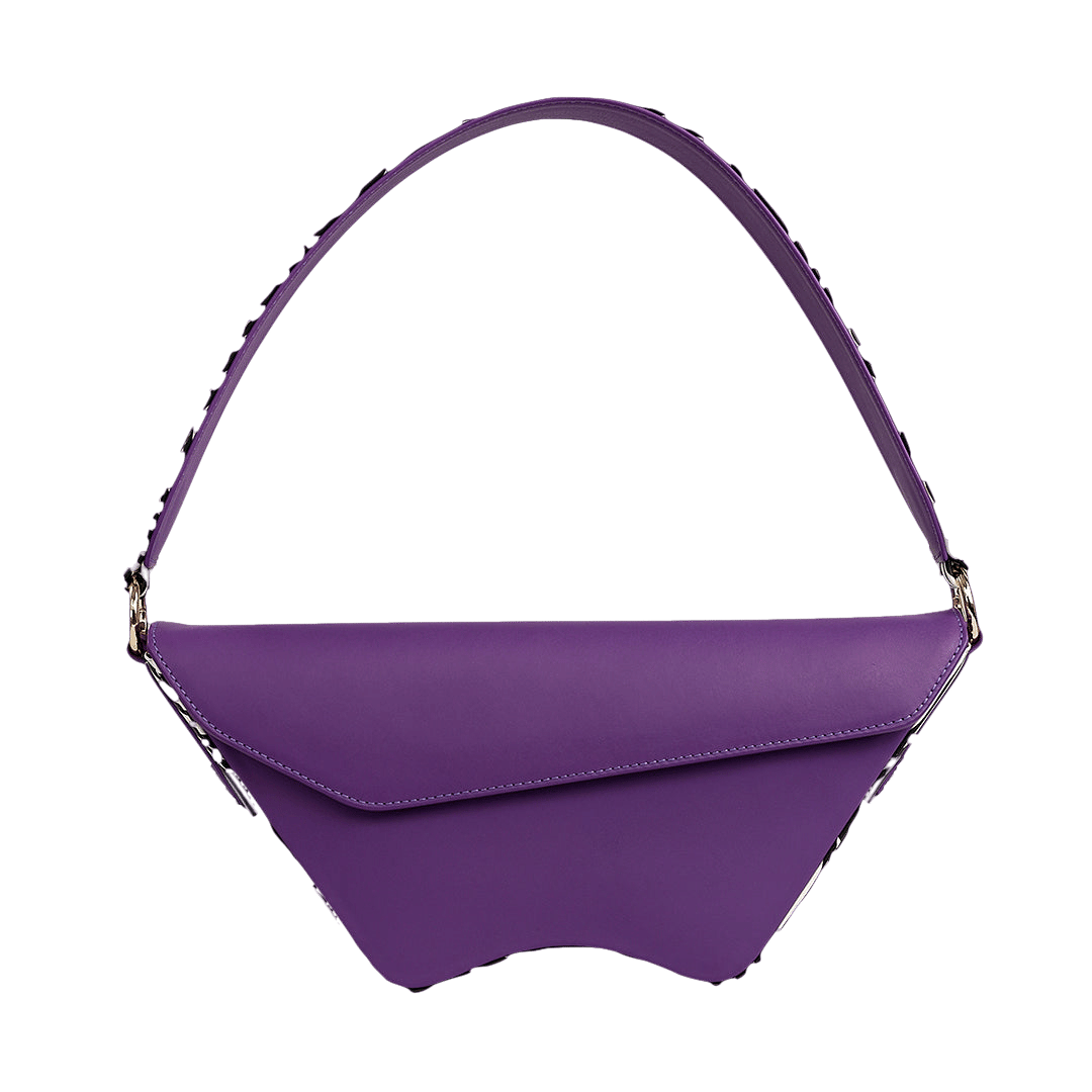 Nadira - Purple x Zebra - Shoulder Bag made by ALIEL