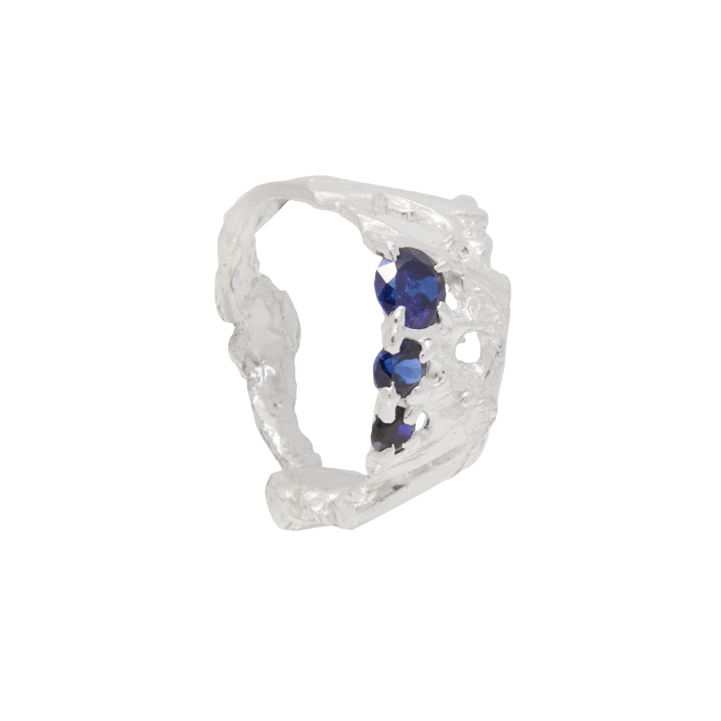 Hati Sapphire Argenti Ring made by Loveness Lee