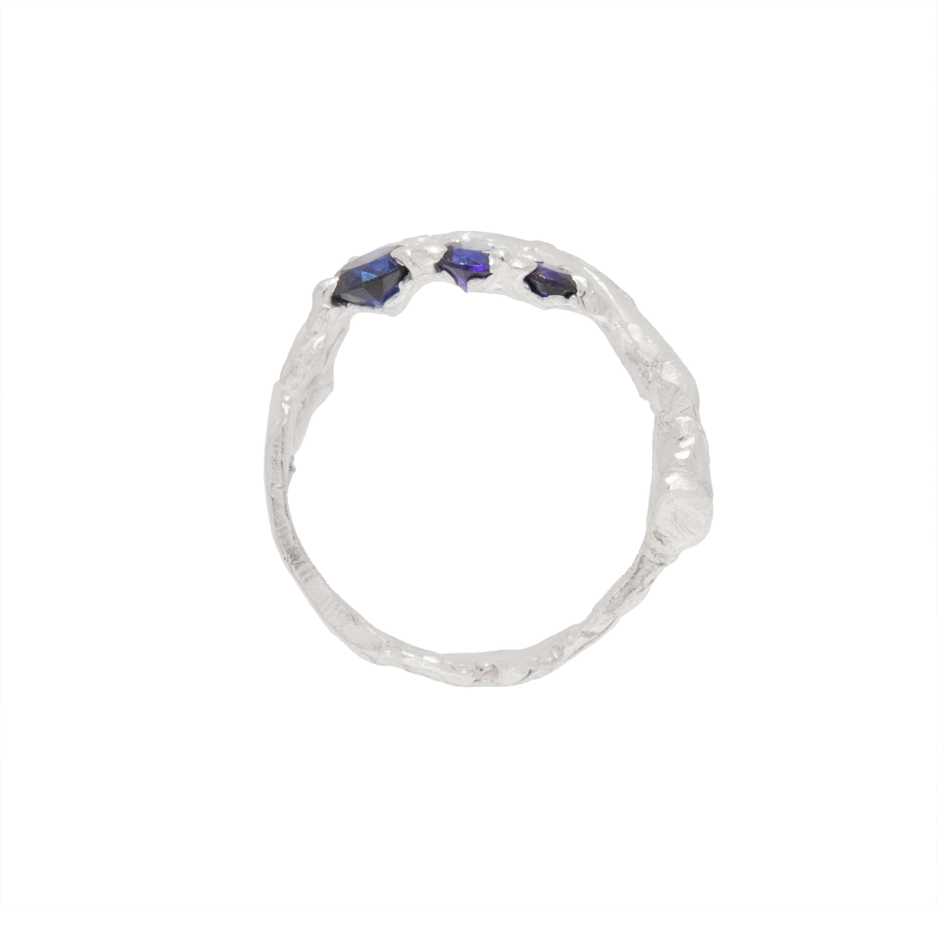 Hati Sapphire Argenti Ring made by Loveness Lee