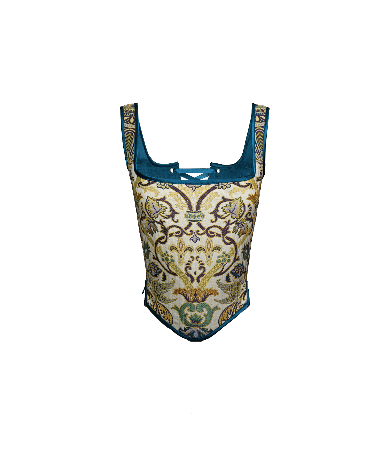 EMERALD CROWN ELIZABETHAN made by Alice Pons Milano