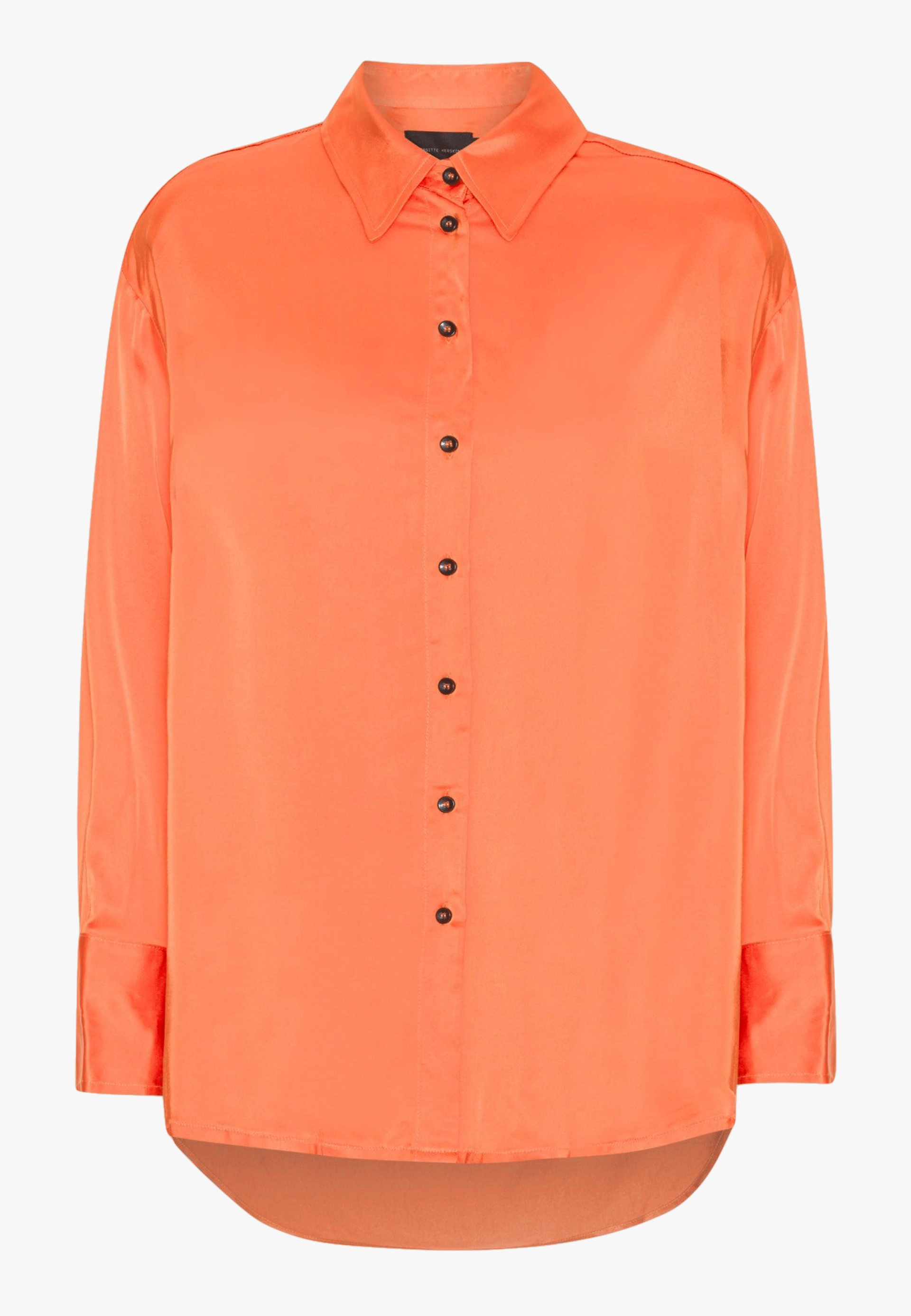 Jenka Shirt - Mandarin Red made by HERSKIND