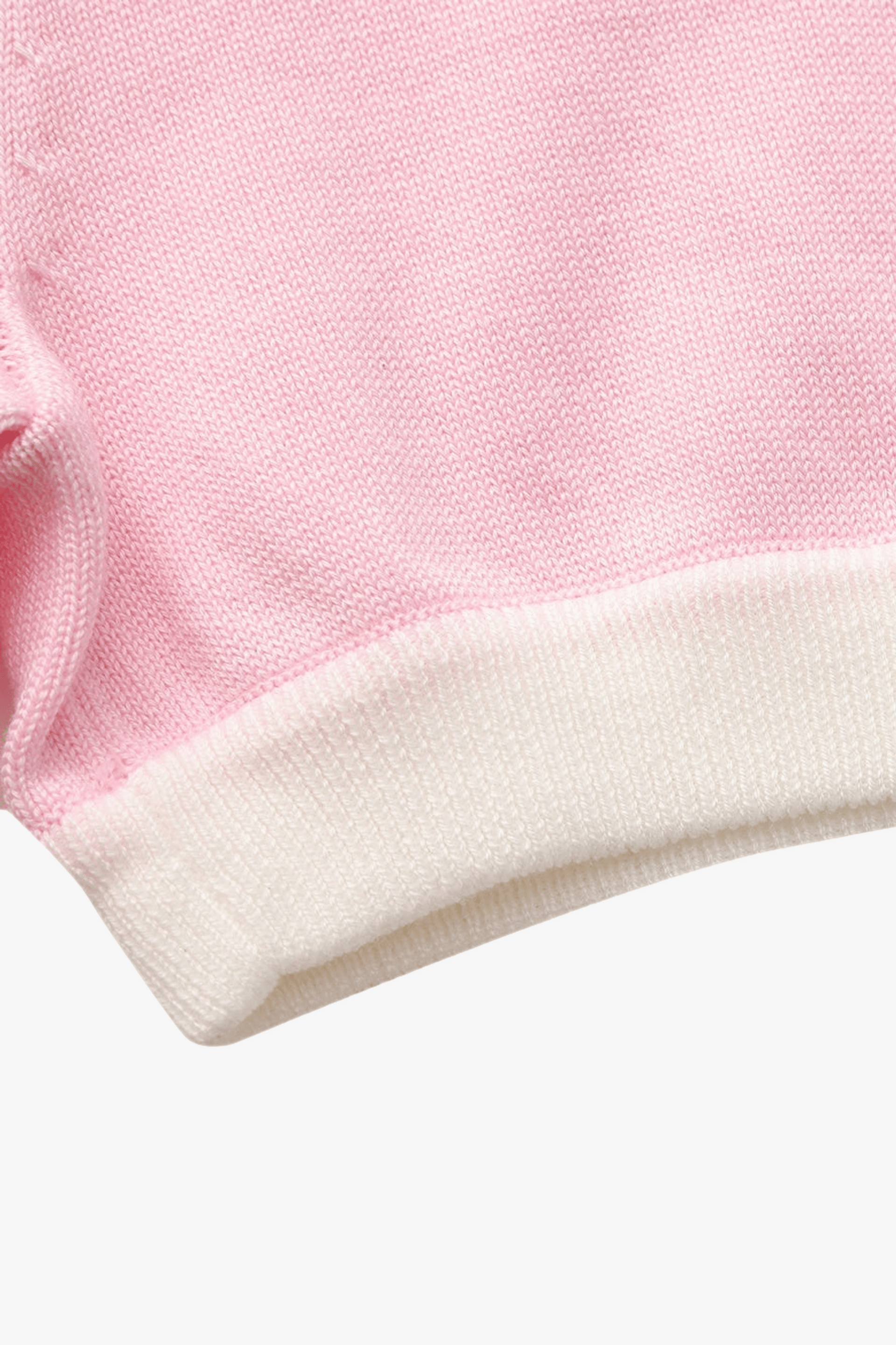 Millie Fold-Over Waistband Pink Knit Shorts made by Nana Jacqueline