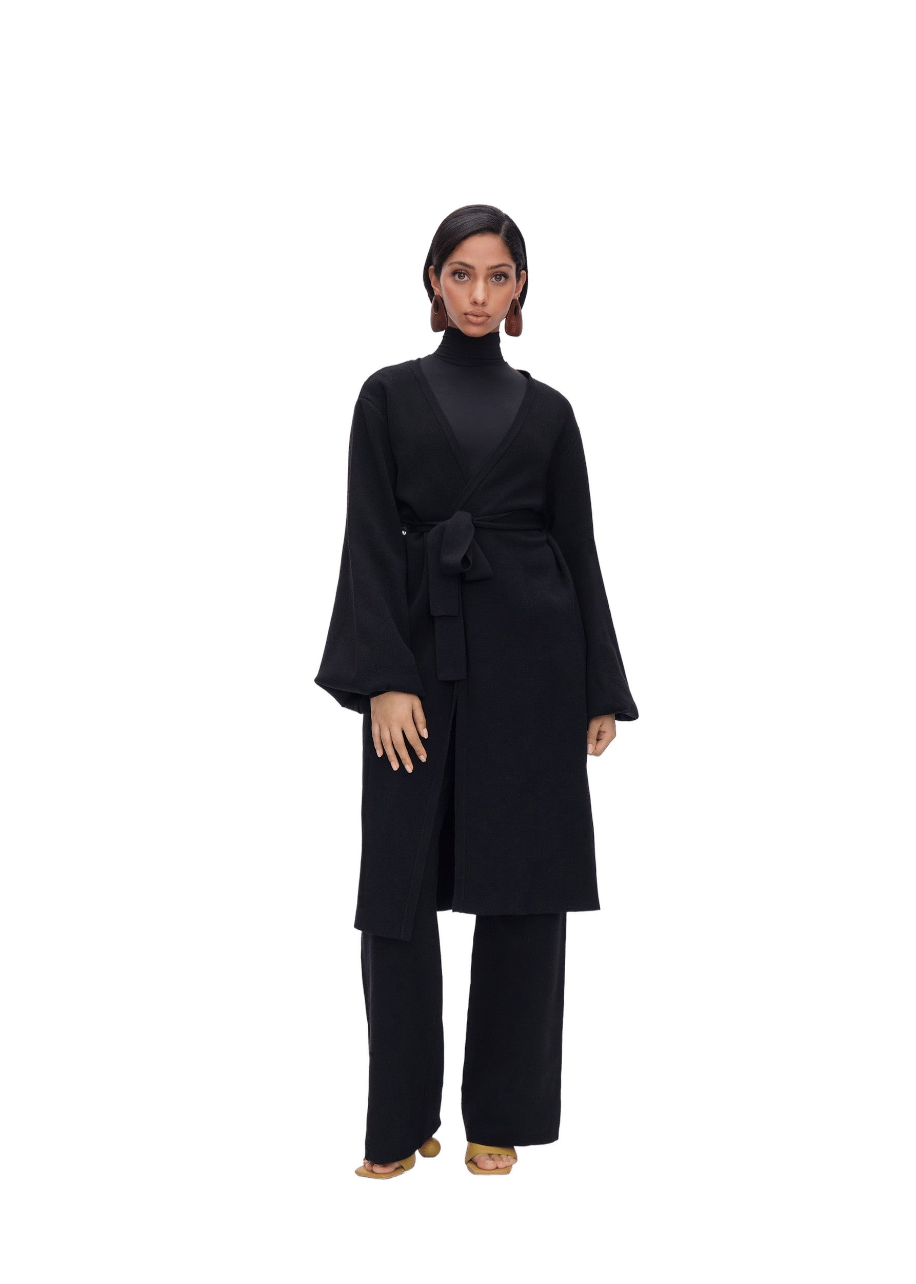 ONA KNIT CARDIGAN - ONYX made by Andrea Iyamah