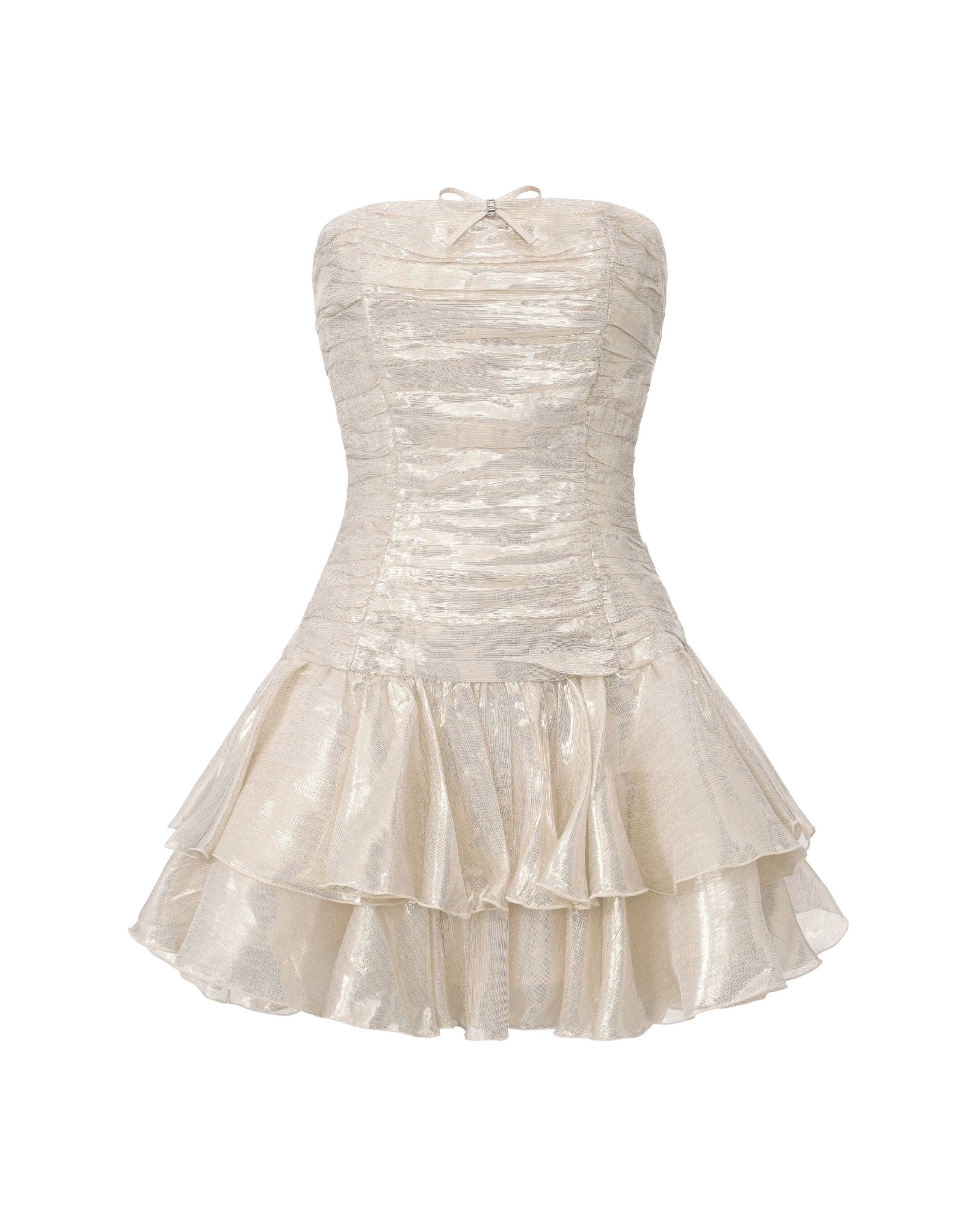 Sofie Gold Mini Dress made by Nana Jacqueline