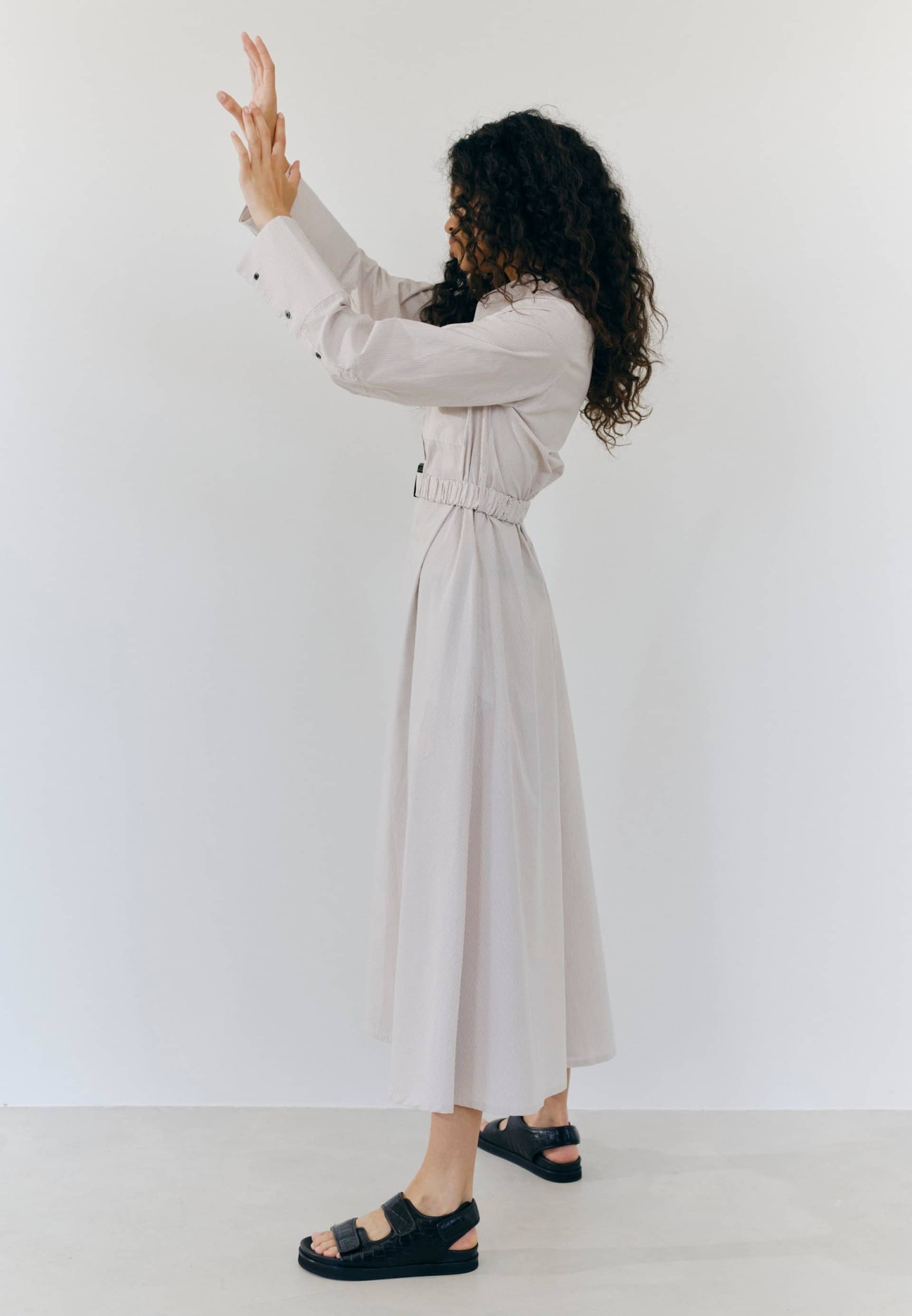 Kelly Dress - Desert Stribe made by HERSKIND