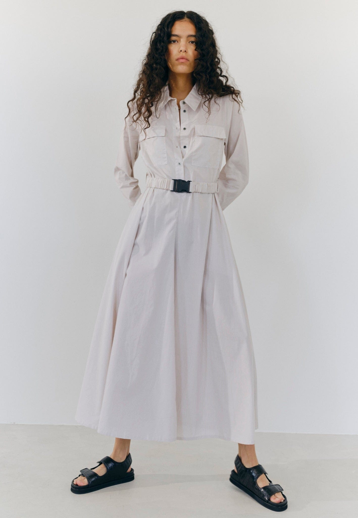 Kelly Dress - Desert Stribe made by HERSKIND