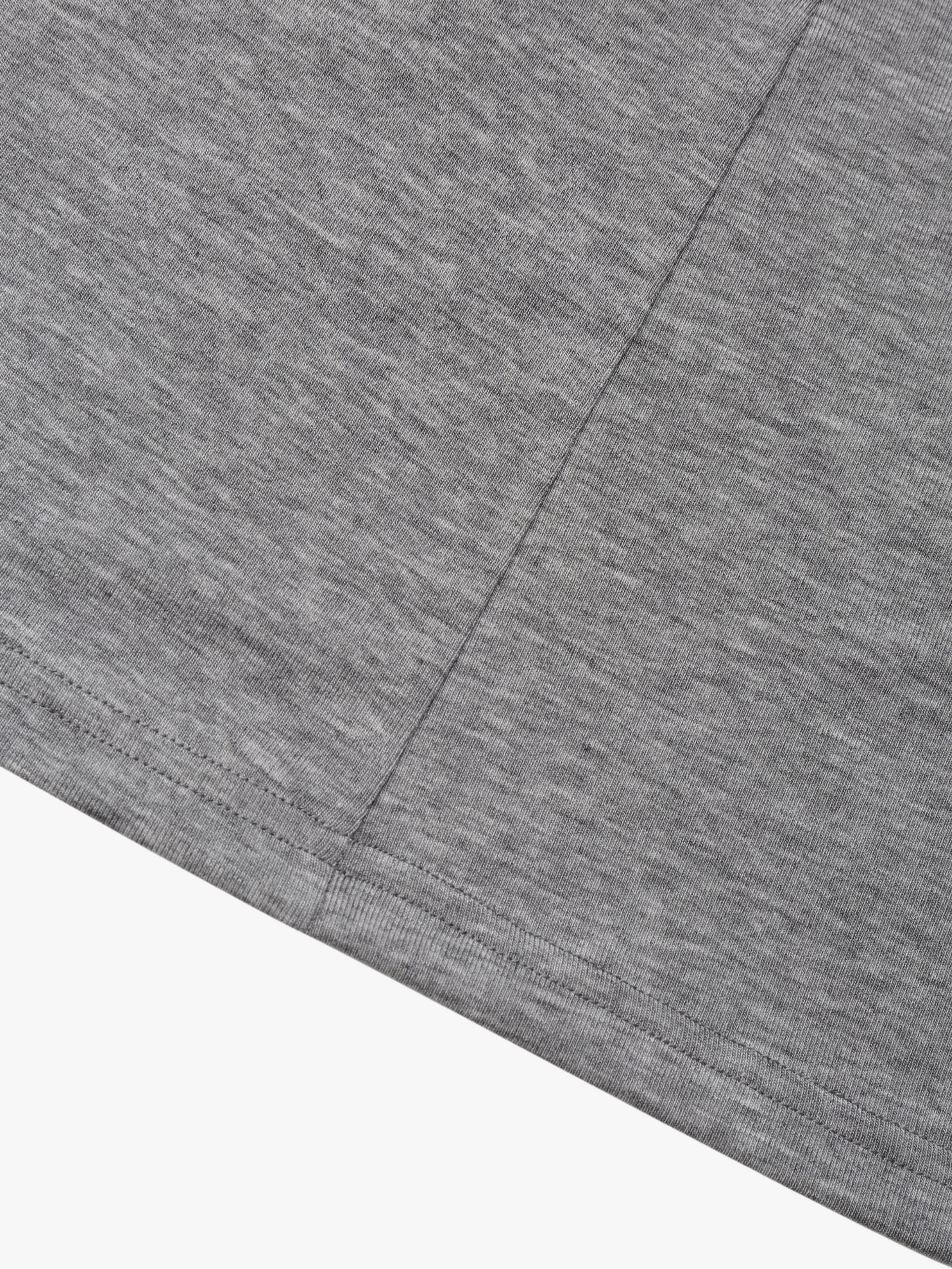 GREY TWISTED LONG JERSEY SLEEVE TOP made by YIBRI