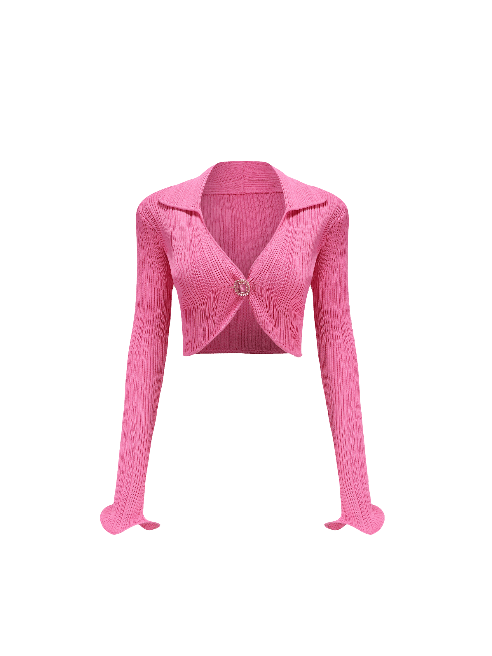 Larisa Knit Jacket (Final Sale) in Pink made by Nana Jacqueline