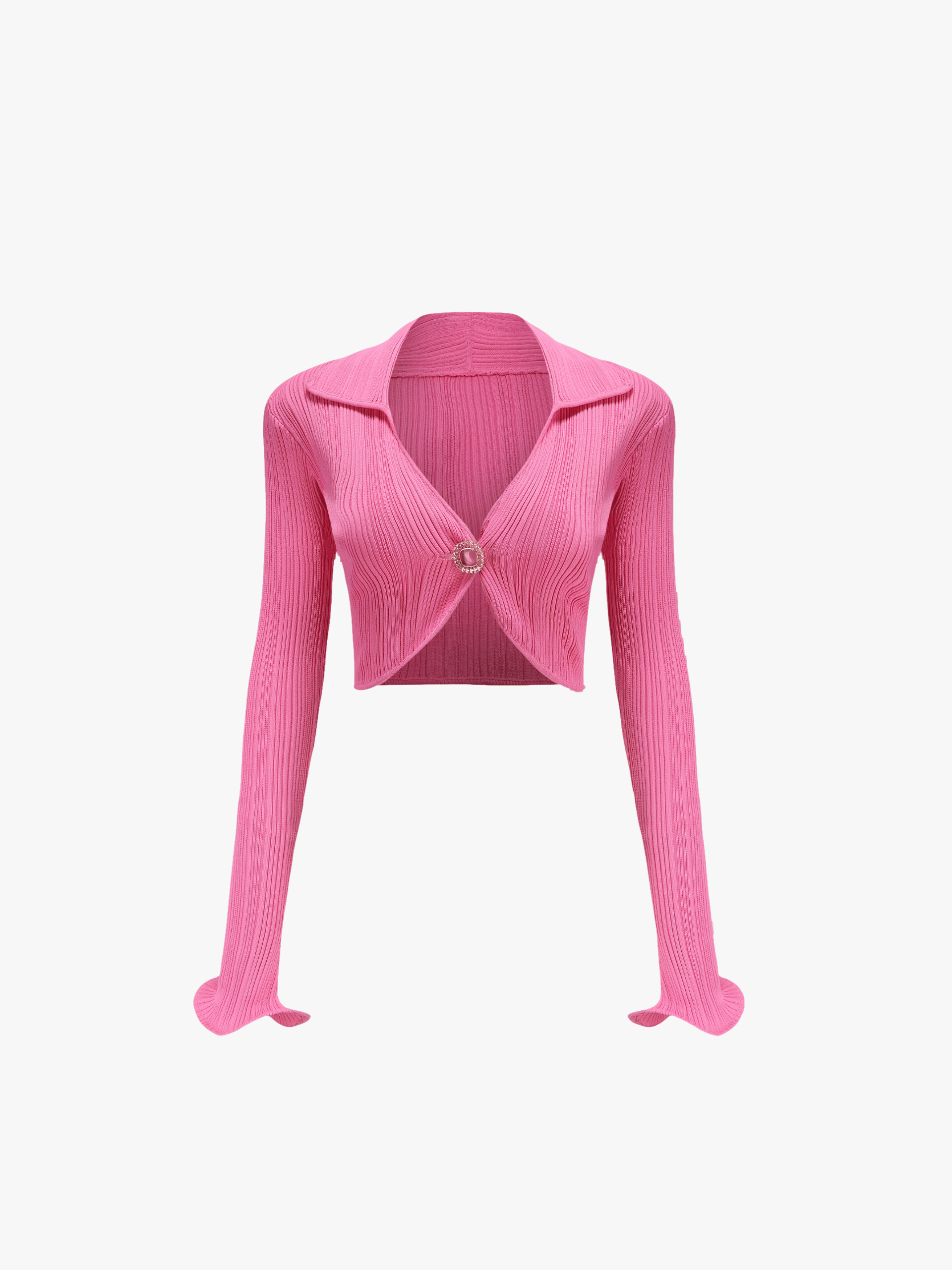 Larisa Knit Jacket (Final Sale) in Pink made by Nana Jacqueline