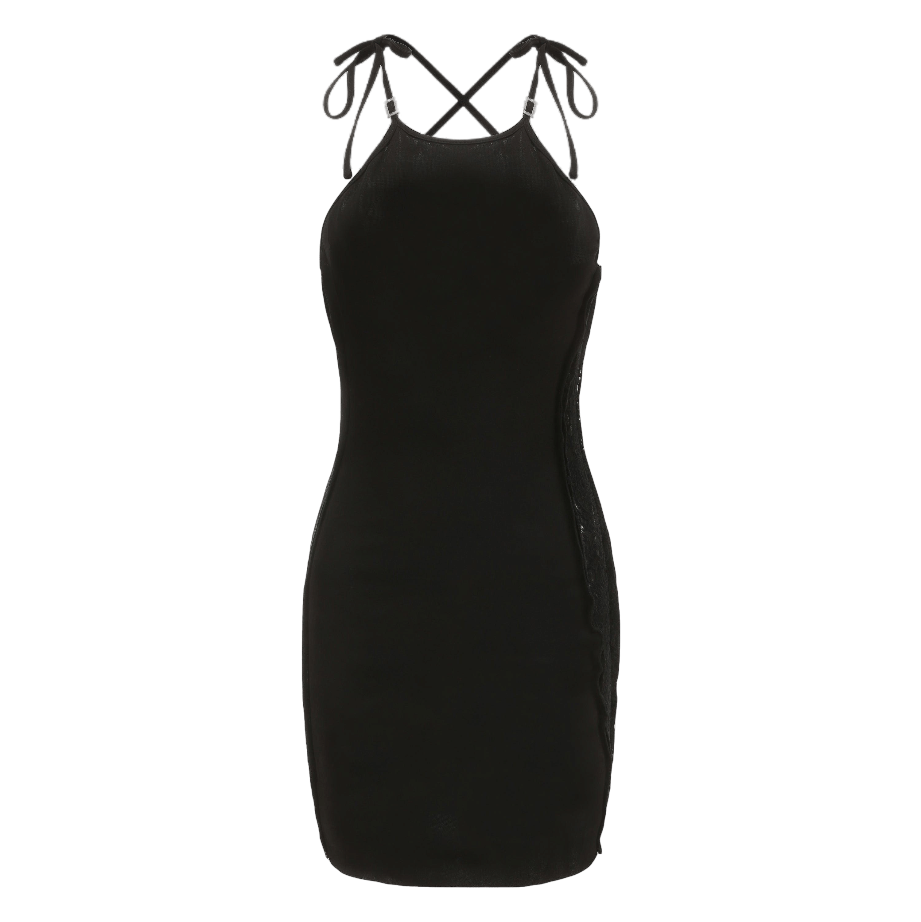 Black Sade Dress (Final Sale) in Black made by Nana Jacqueline