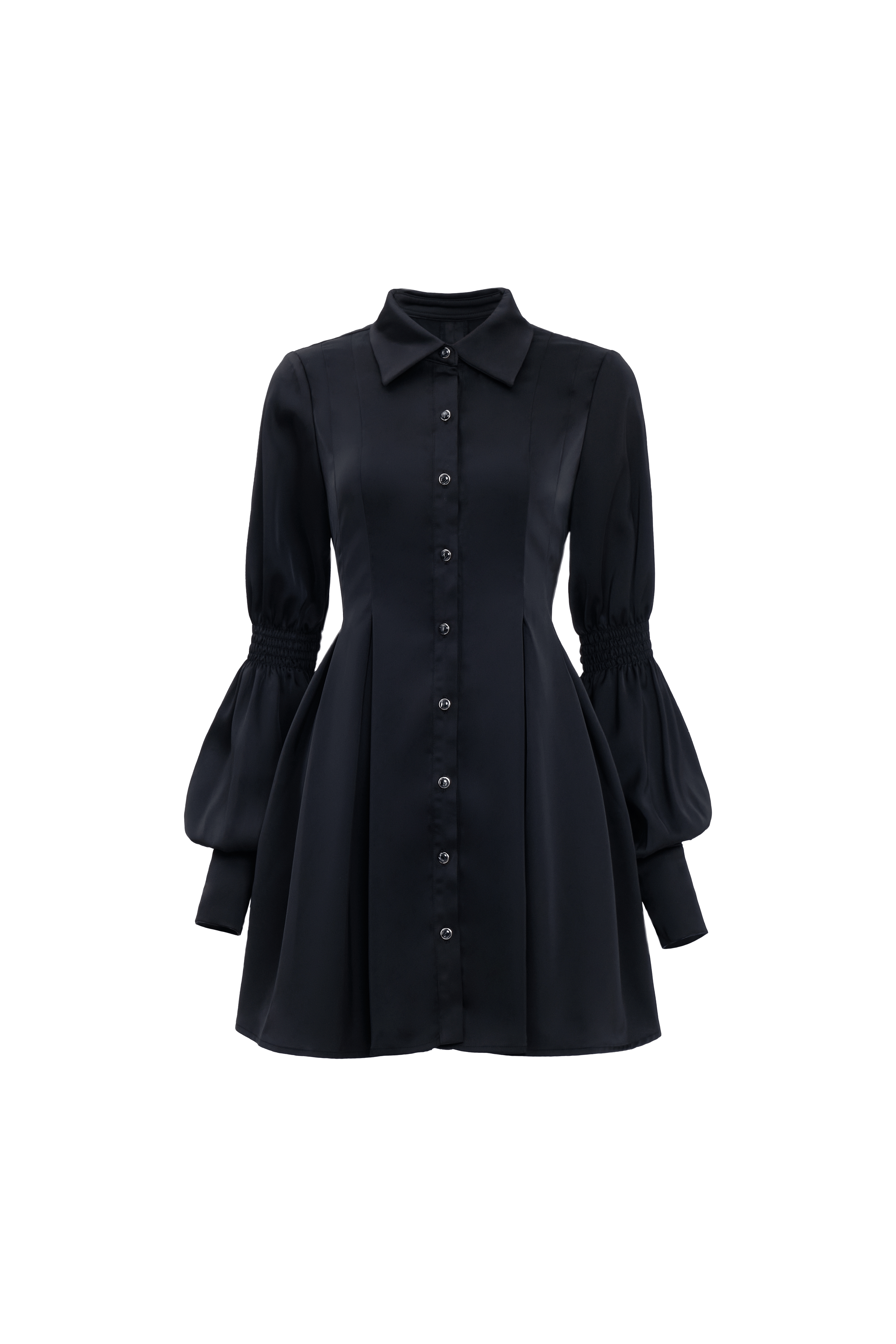 Onyx Shirt Dress made by JUSTIN TONG