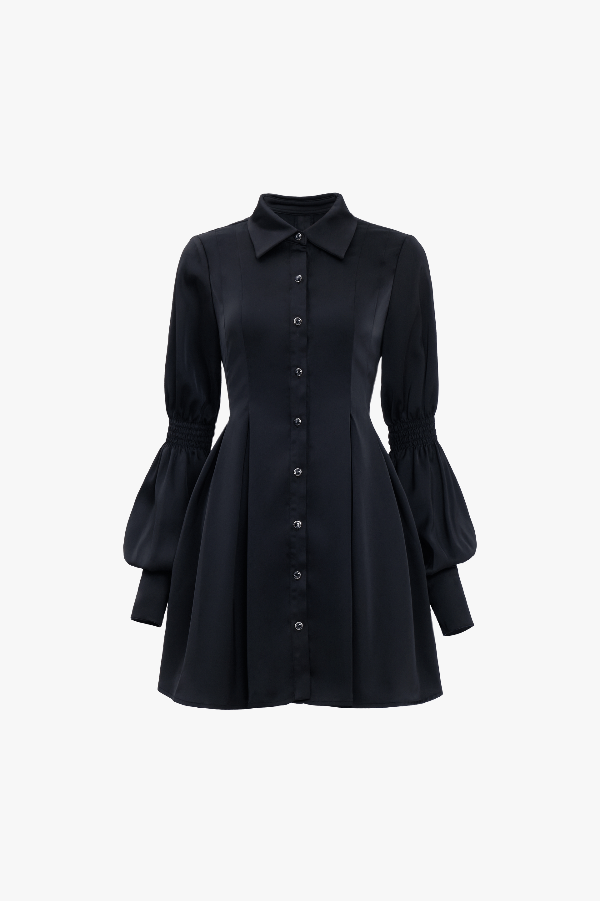 Onyx Shirt Dress made by JUSTIN TONG